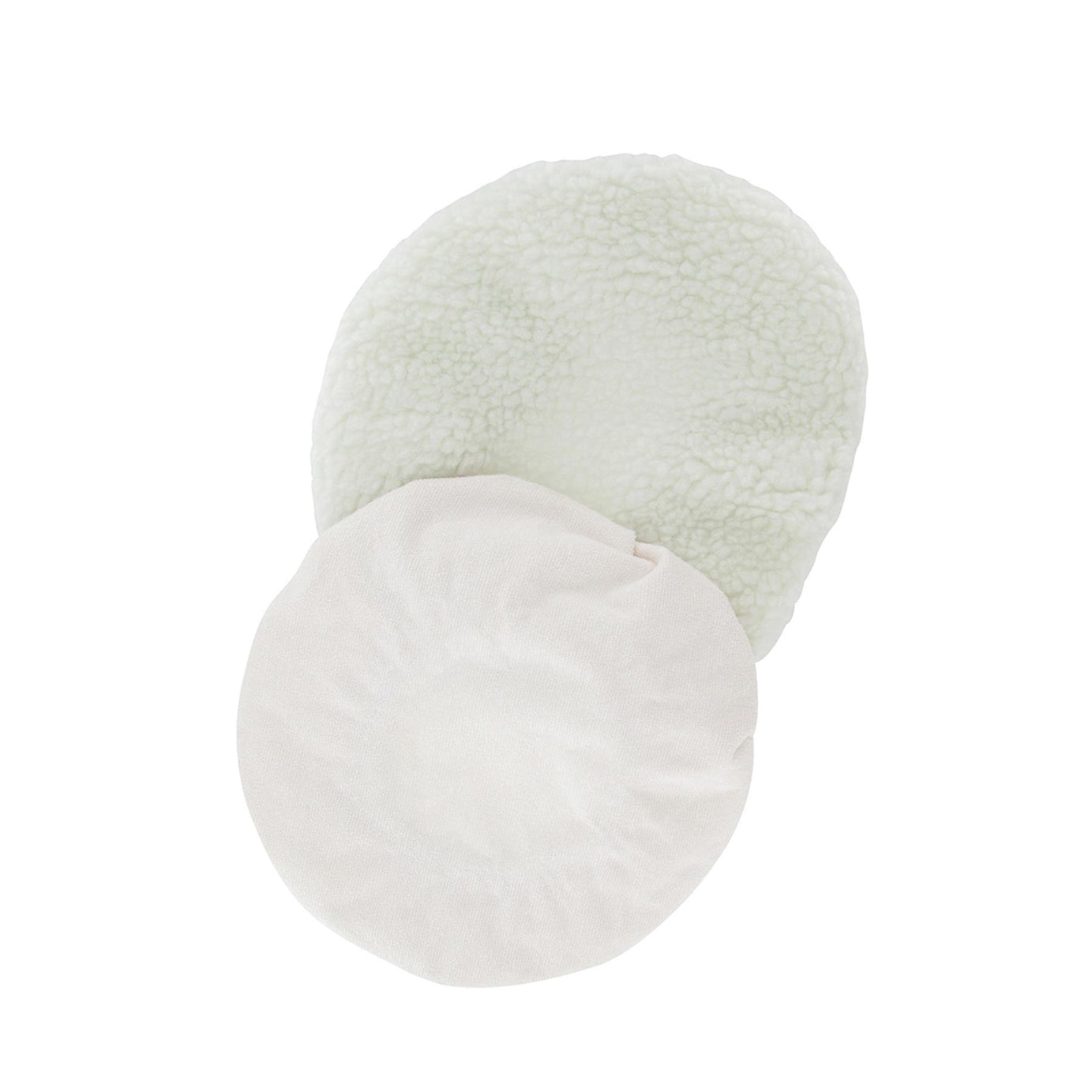 2Pc Car Van Valeting Buffer Lambswool & Terry Bonnets Pads Tool