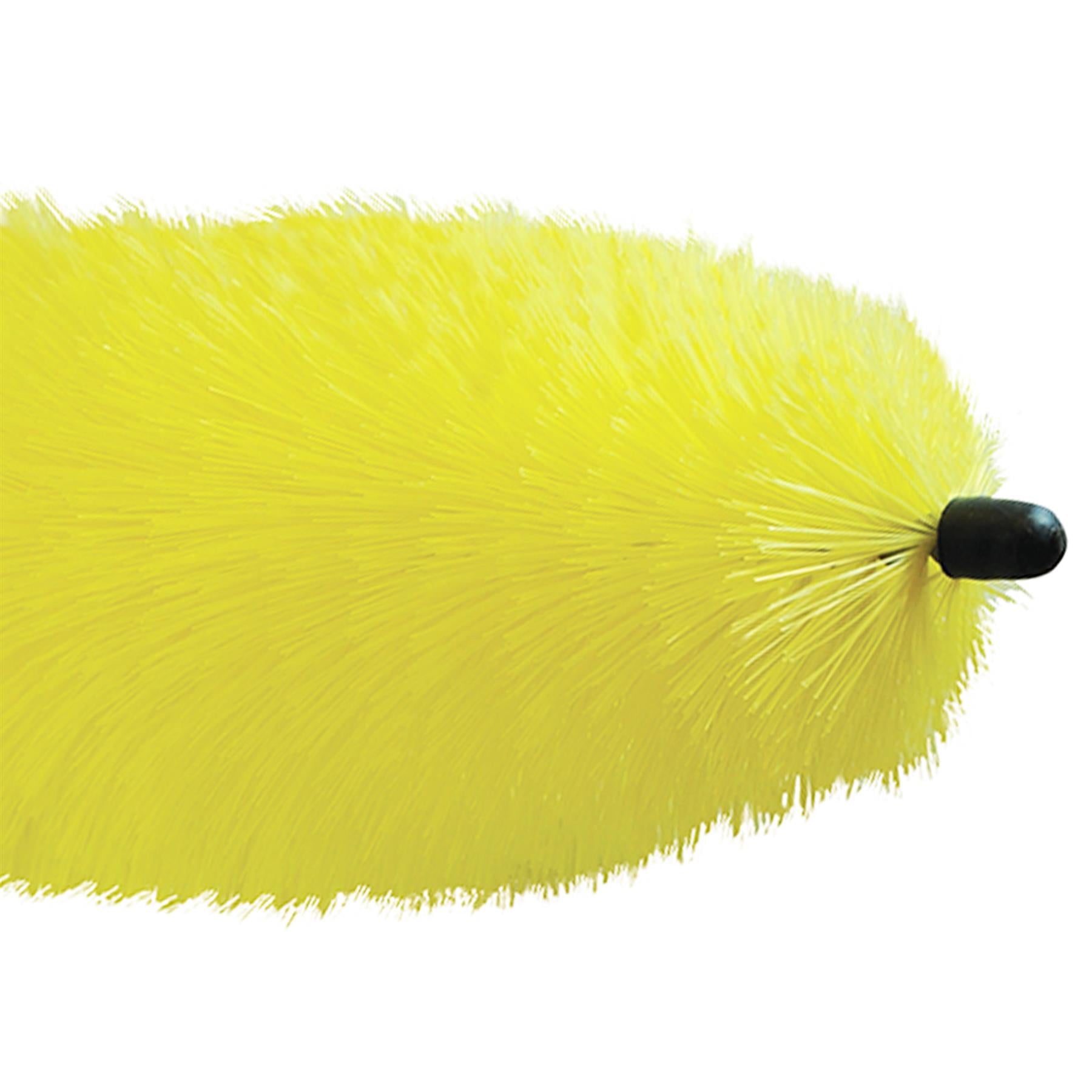 Grille & Wheel Brush - 370mm For Steel & Alloy Wheels Soft-Grip Handle