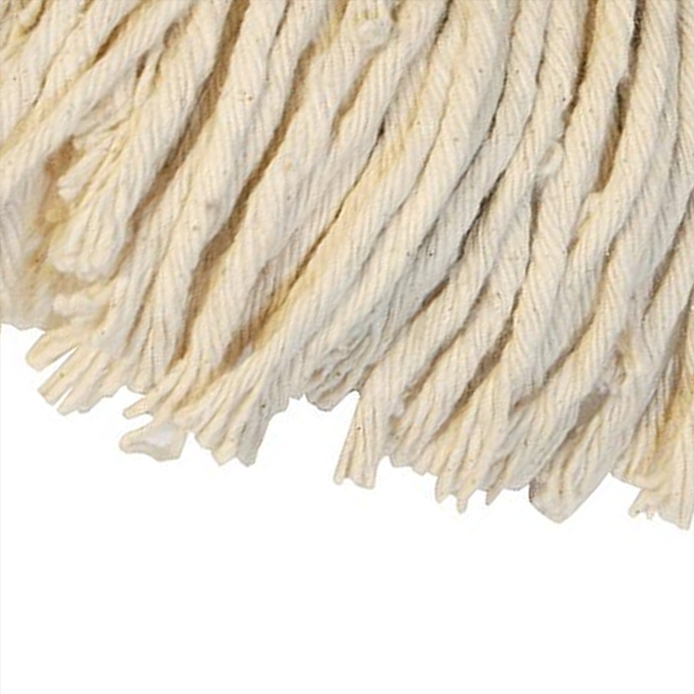 Traditional 4ply Unbleached Socket Mop Head Cotton-Mix Mop Head NO 12 24mm Dia Socket