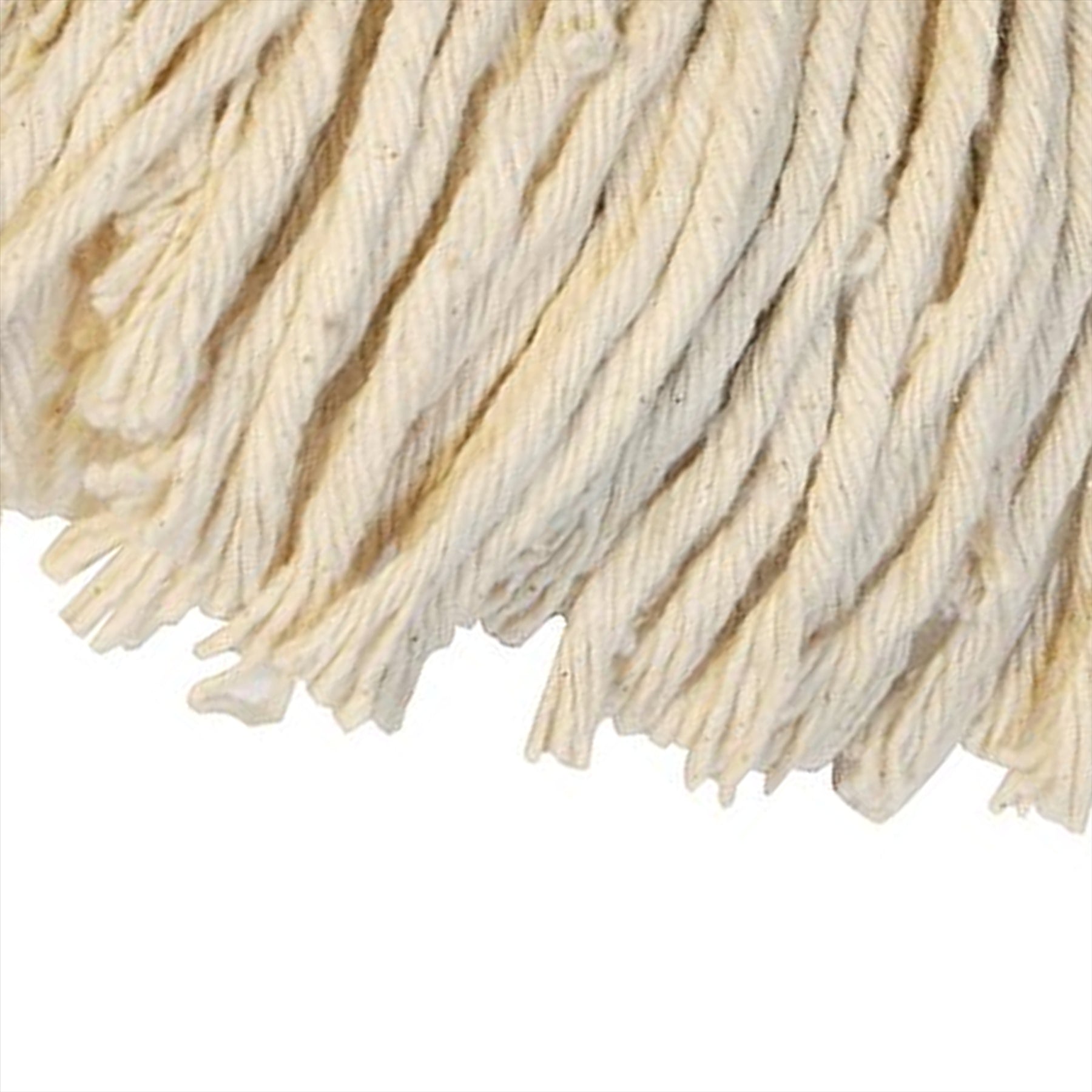Traditional 4ply Unbleached Socket Mop Head Cotton-Mix Mop Head NO 12 24mm Dia Socket