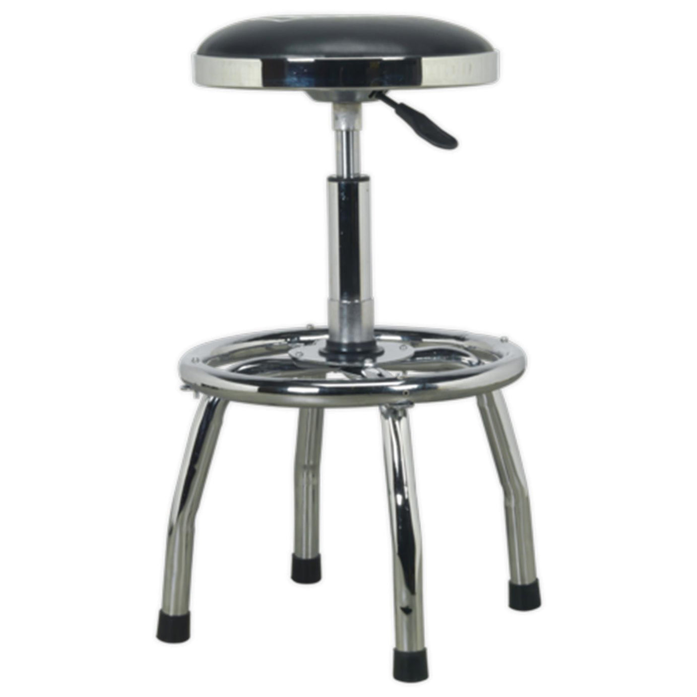 Sealey Workshop Stool Heavy-Duty Pneumatic Adjustable Height Swivel Seat