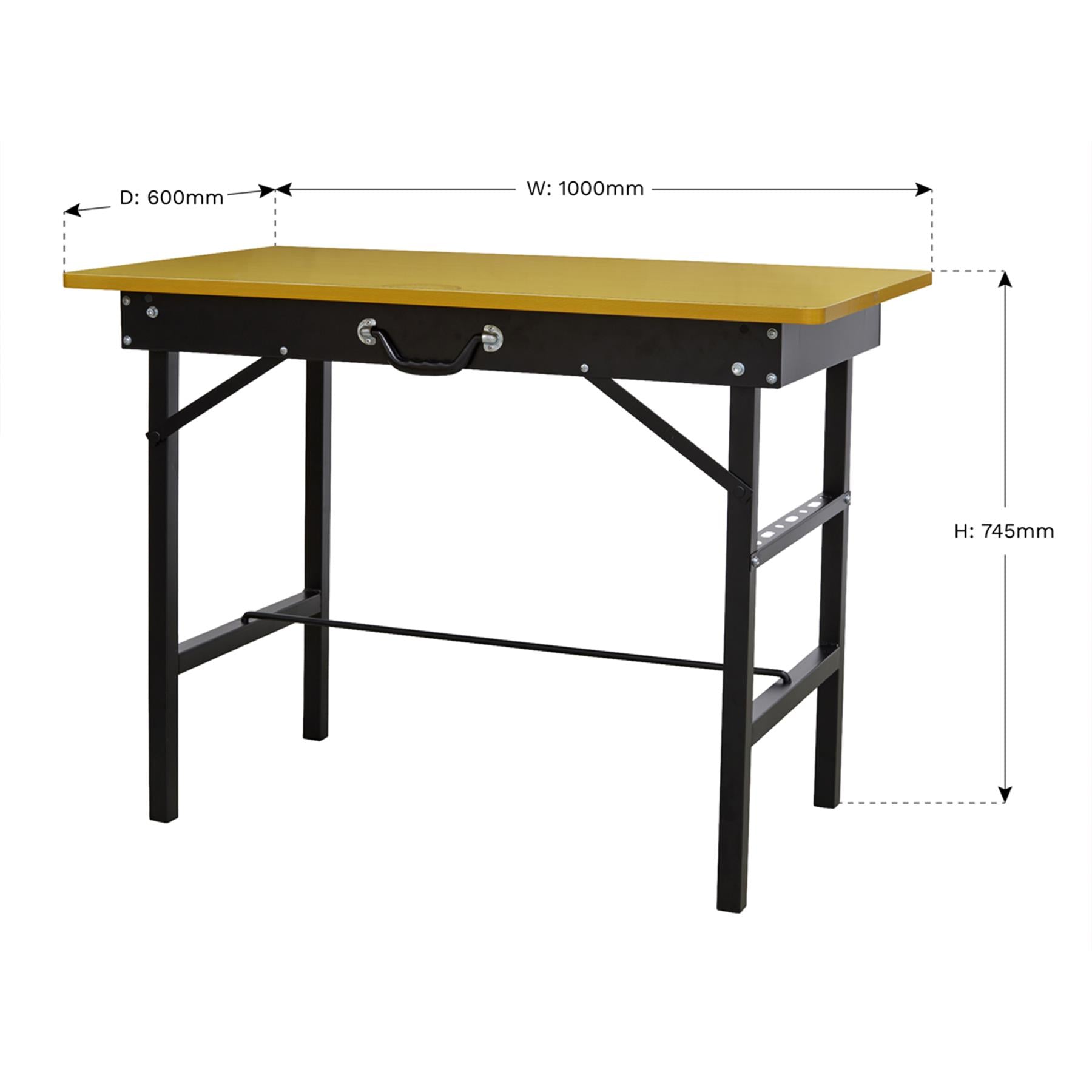 Sealey Portable Folding Workbench 1m