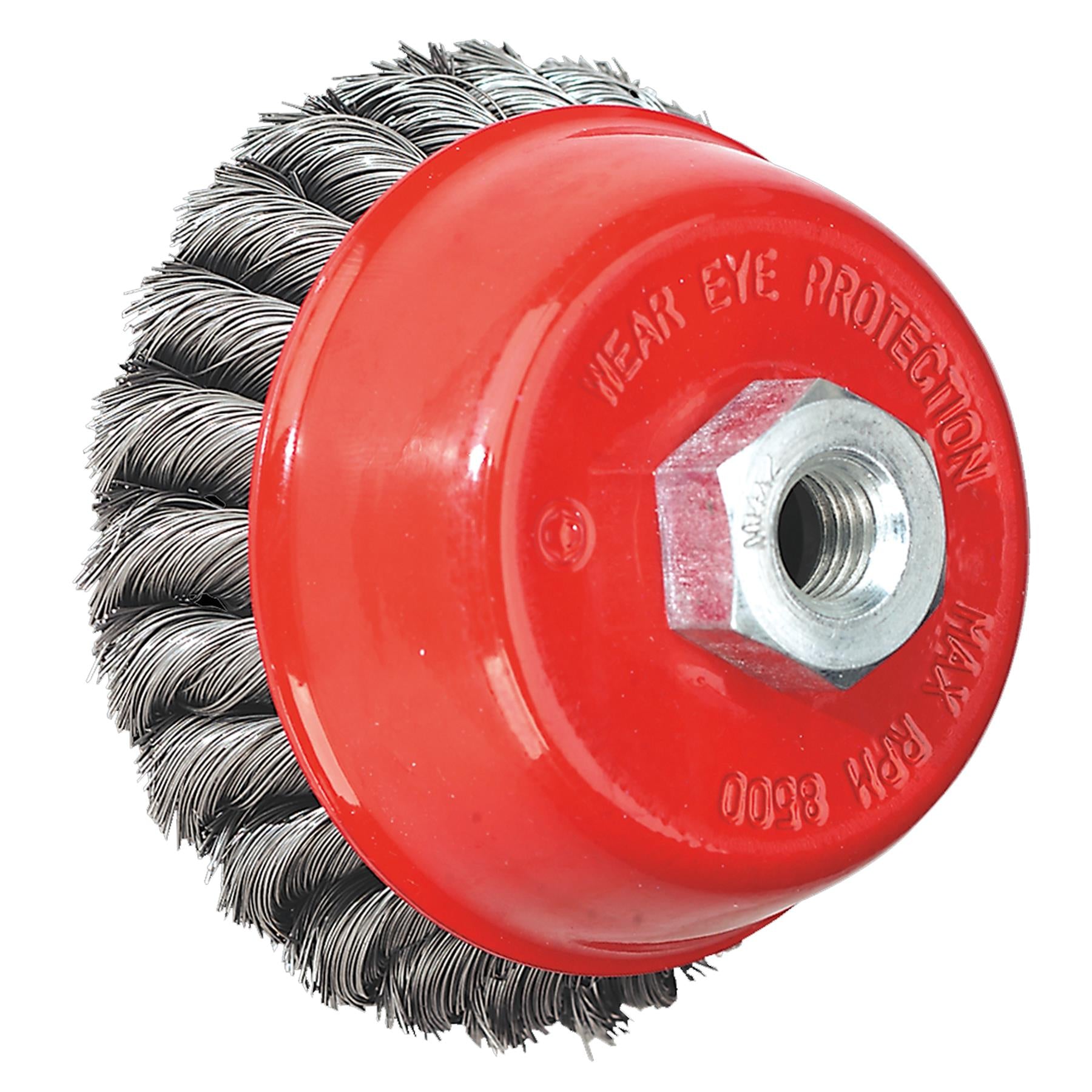 Sealey Twist Knot Wire Cup Brush 100mm M14 x 2mm