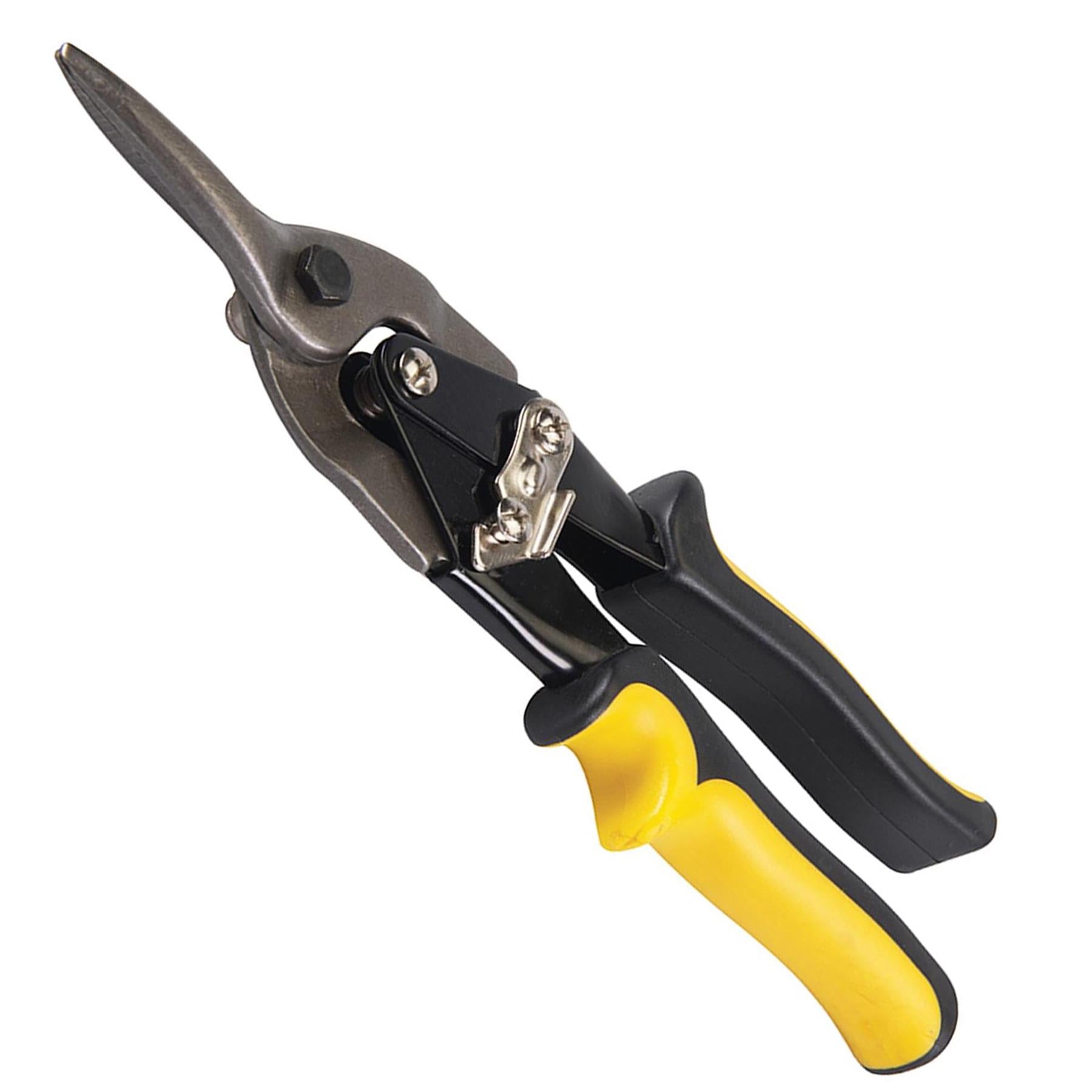 Aviation Tin Snips Straight Cut Drop-Forged High Carbon Tool Steel DIY