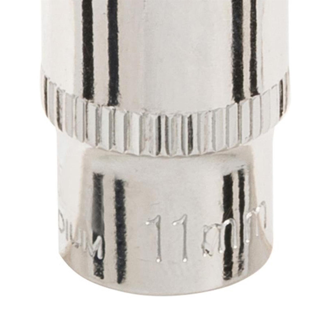 Quality Socket 1/4" Drive Metric Hex Square 11mm Individual Hex Polished Crv