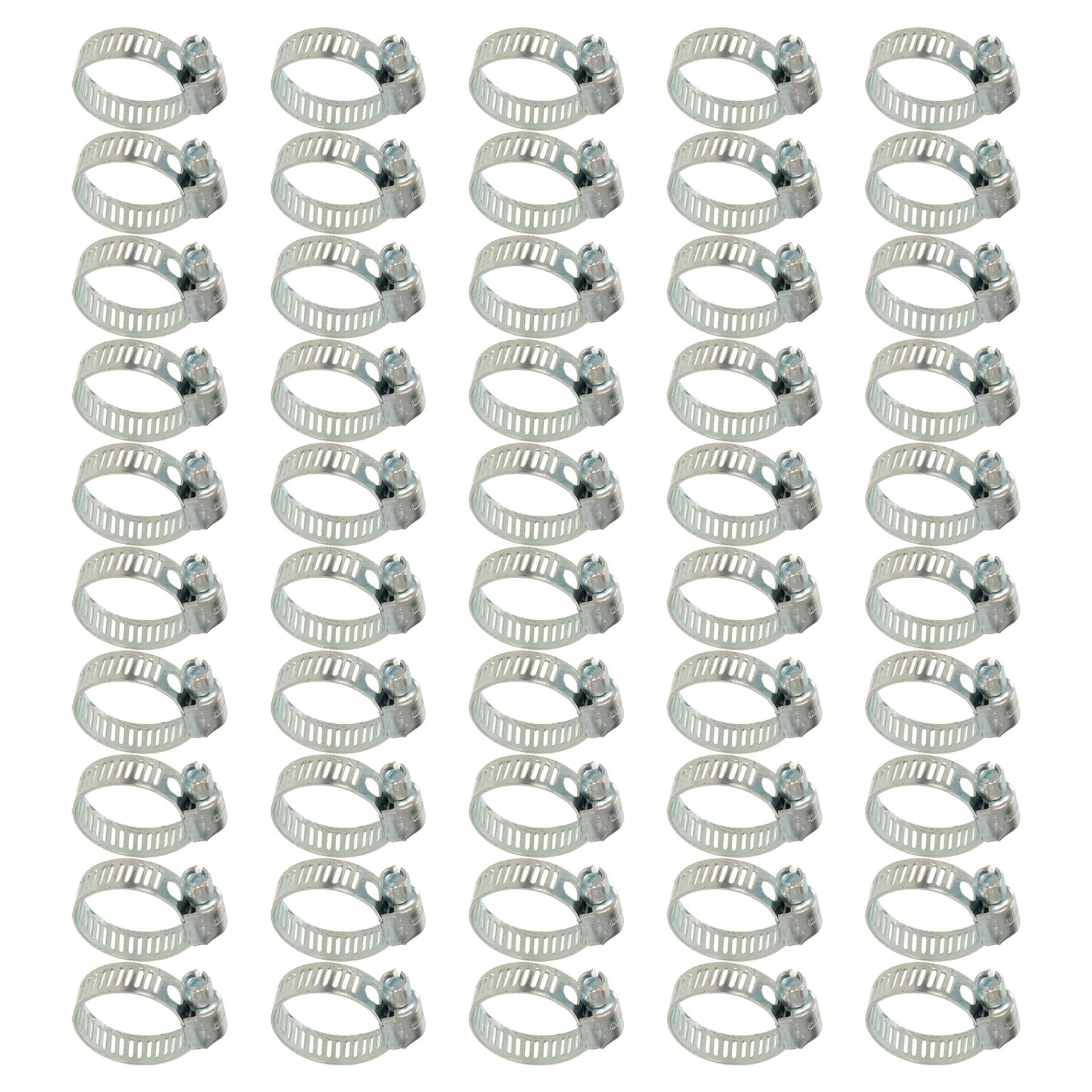20 x Hose Clips Genuine Worm Drive Fuel Hose Clamps Clips 16 - 22mm