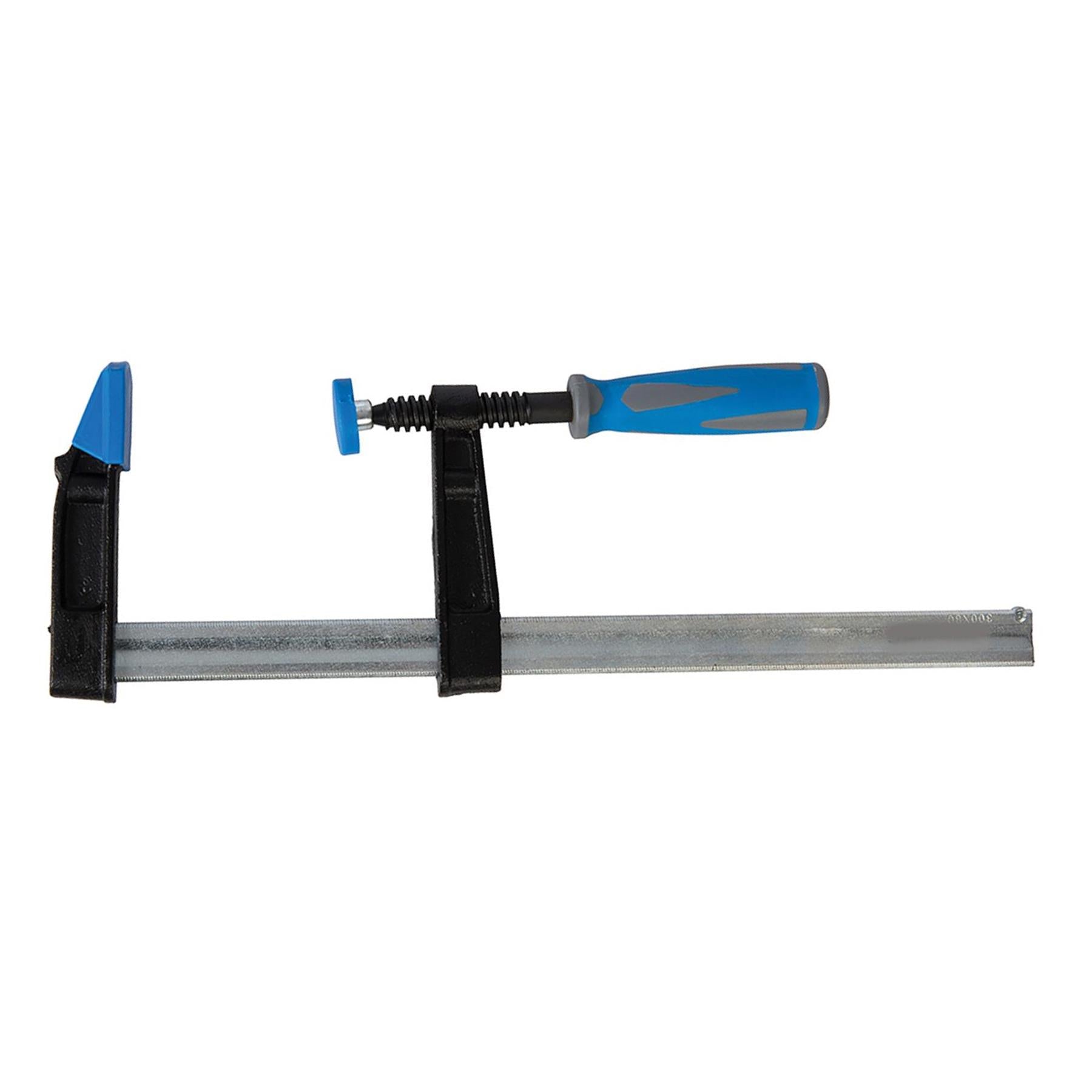 Heavy Duty F-Clamp Heavy 300 X 80mm Soft Grip Hobby Woodwork Carpentry DIY