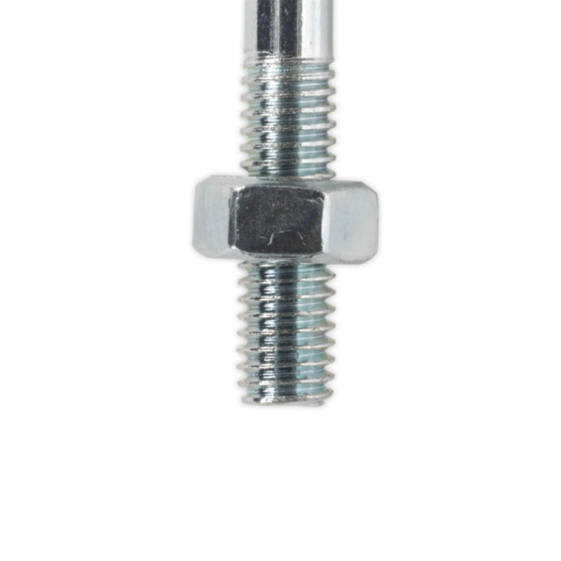 Sealey Coach Bolt & Nut DIN 603 - M6 x 40mm Zinc Pack of 100