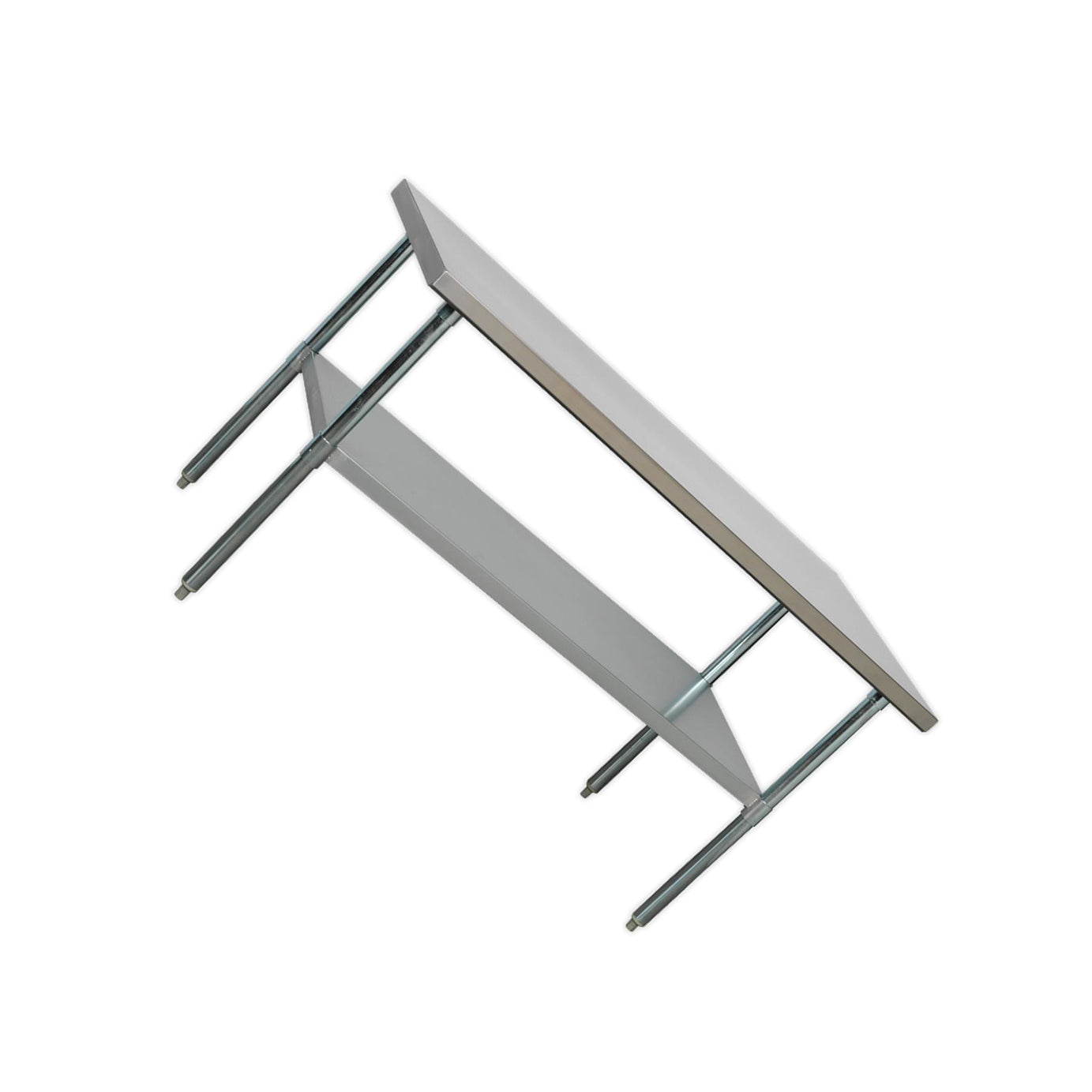 Sealey Stainless Steel Workbench 1.5m Adjustable Feet  Supplied Flat-Packed