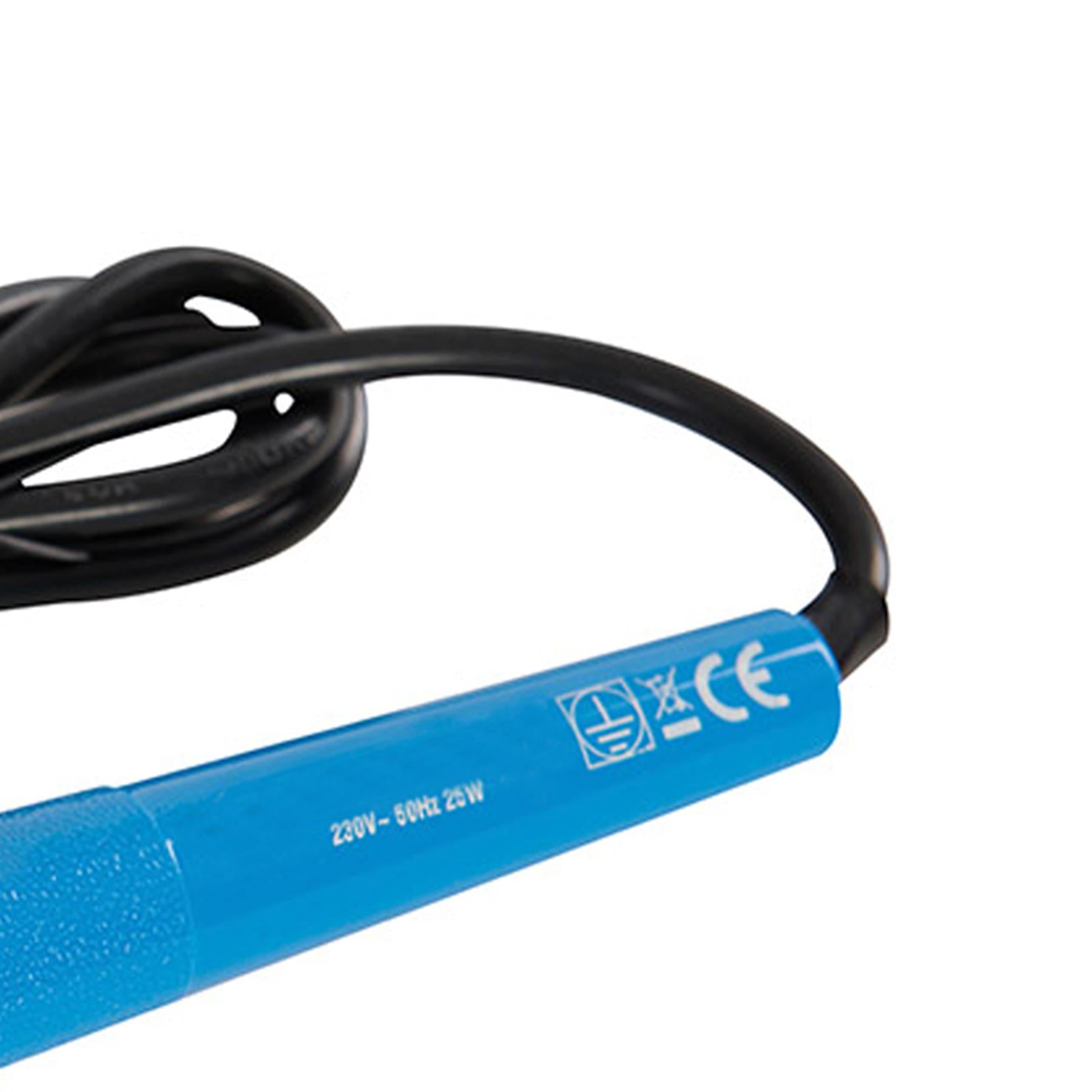 Soldering Iron 25W UK Electrical Circuit Computer Repair Wiring Cables