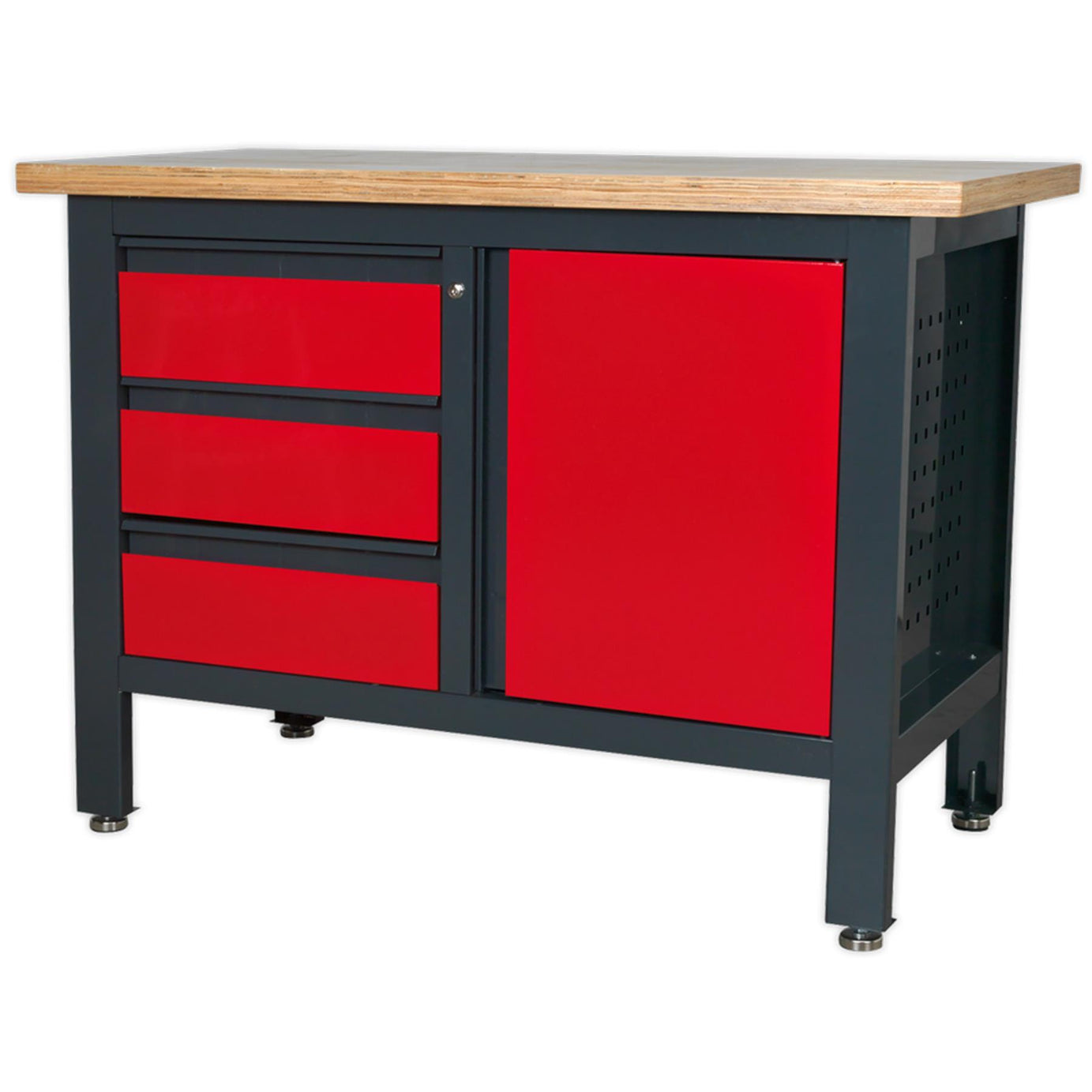 Sealey Workstation with 3 Drawers & Cupboard