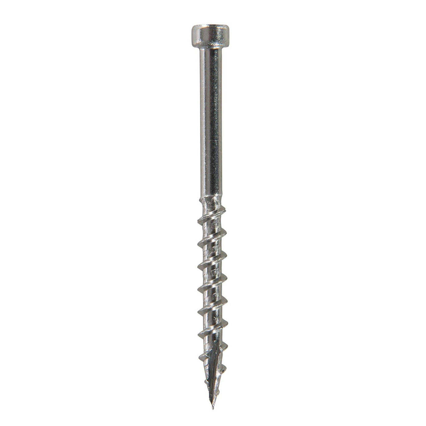 Stainless Steel Pocket-Hole Screws Pan Head Coarse  Thread -SS Deck 8 x 2" 500pk