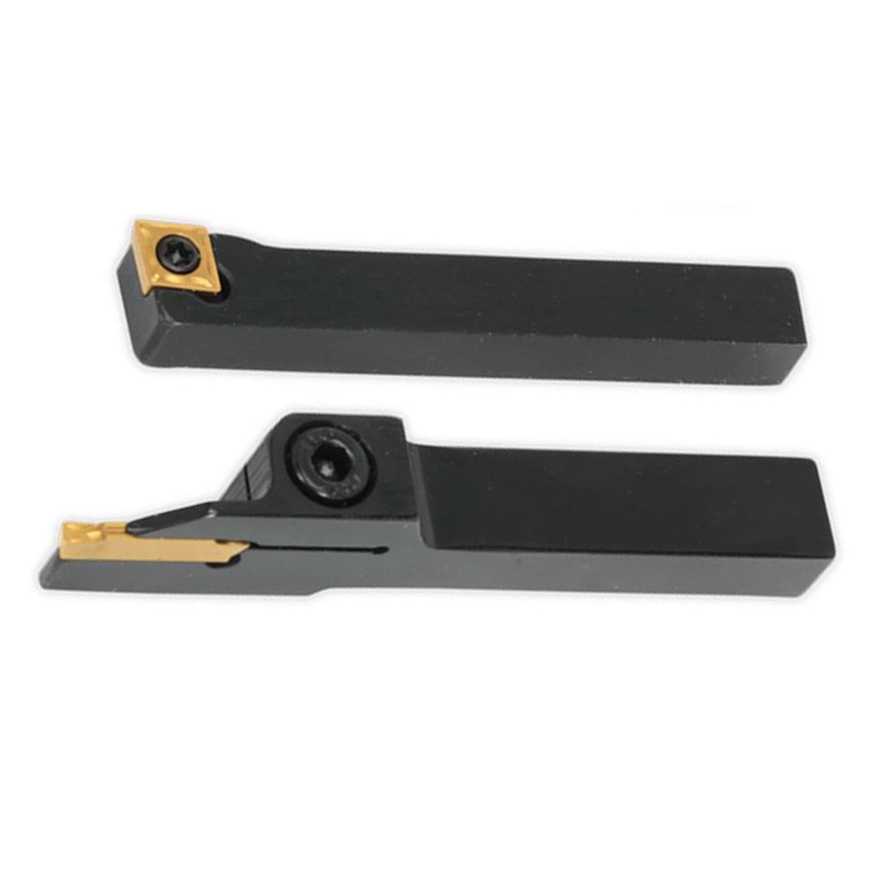 Sealey Indexable 8mm Lathe Turning Tool Set 7pc Profiling Parting Storage Box