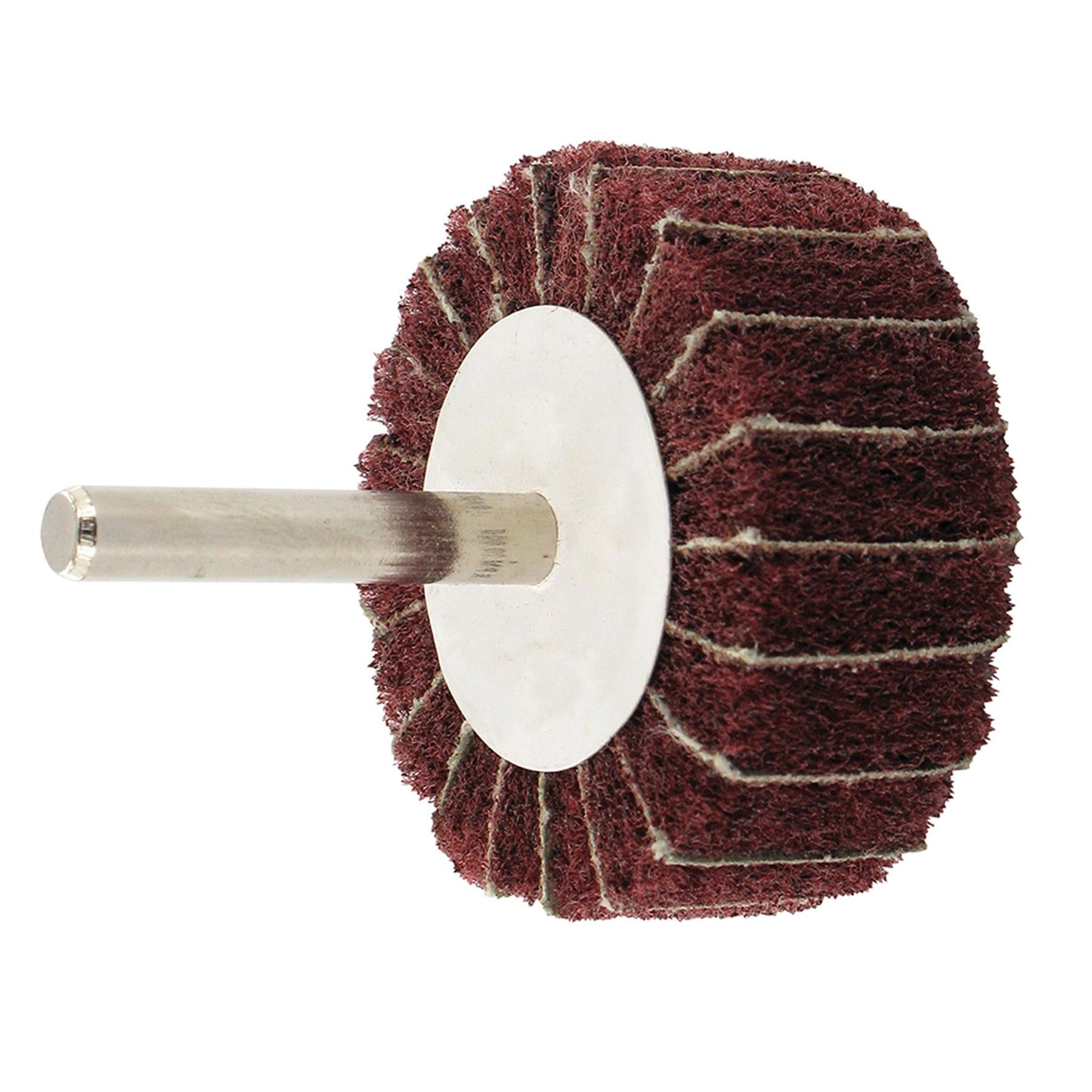 Aluminium Oxide Mop Wheel 60 X 30mm Sanding Abrasive DIY 80 Grit New