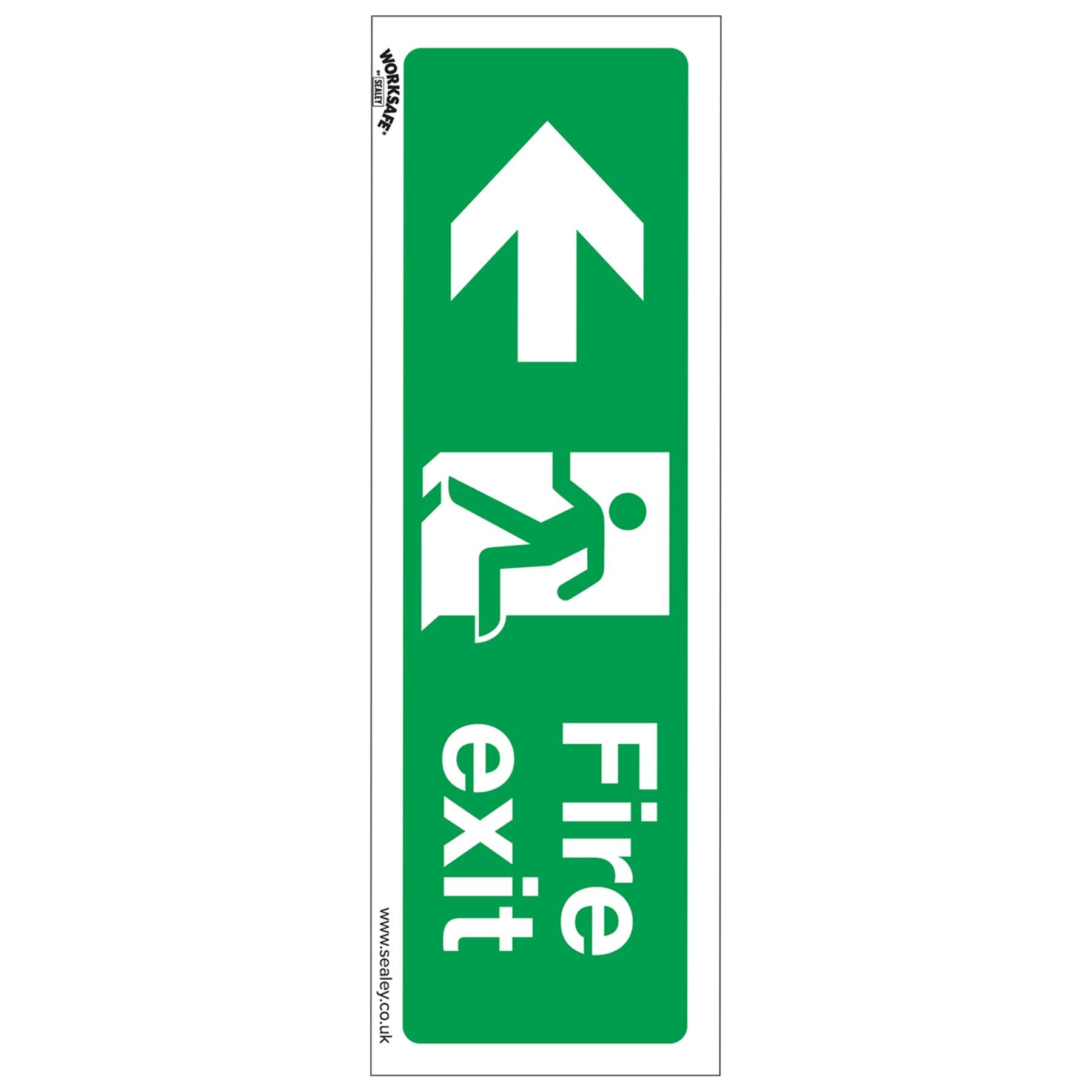 Safe Conditions Safety Sign - Fire Exit (Left) - Rigid Plastic