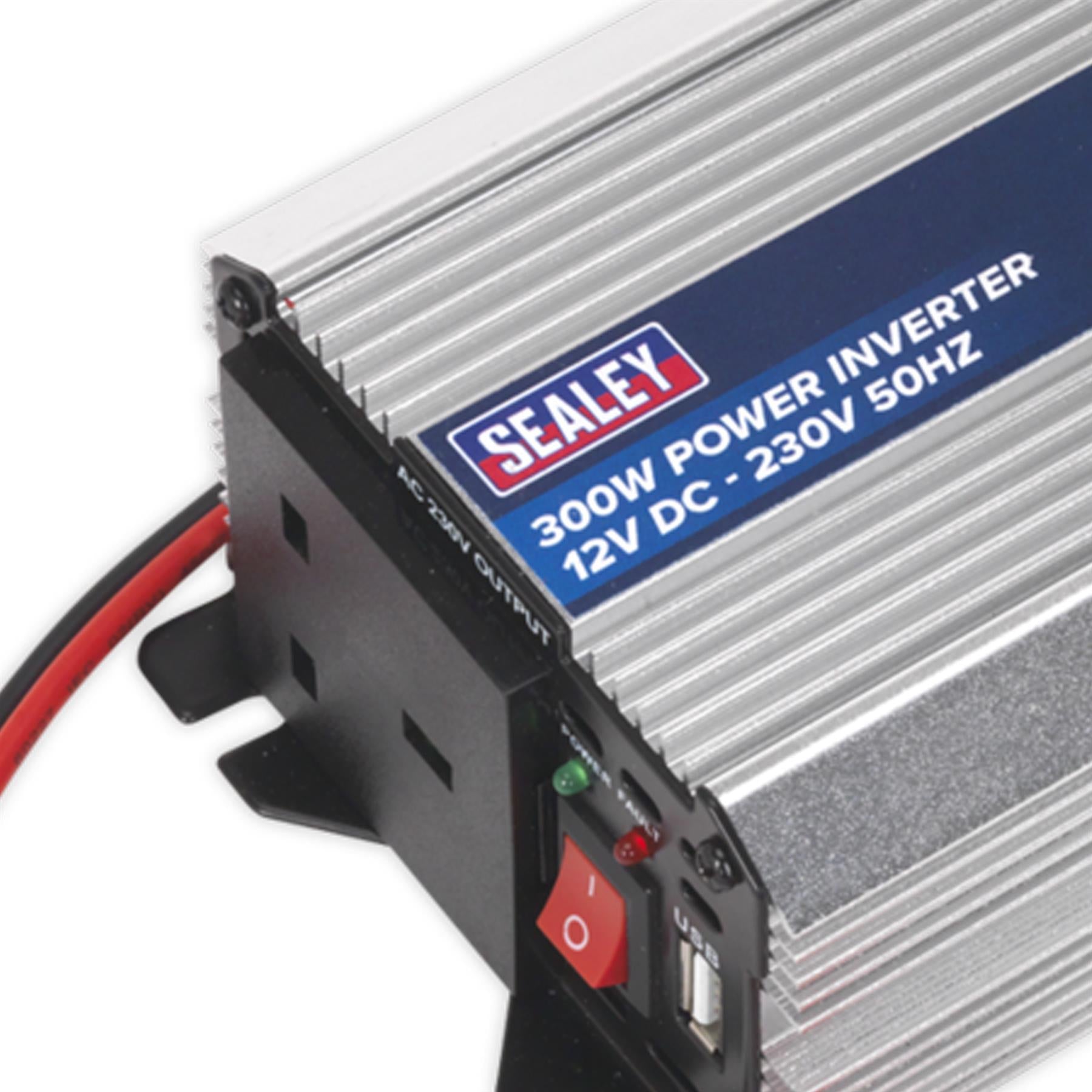 Sealey Power Inverter 300W 12V DC - 230V~50Hz