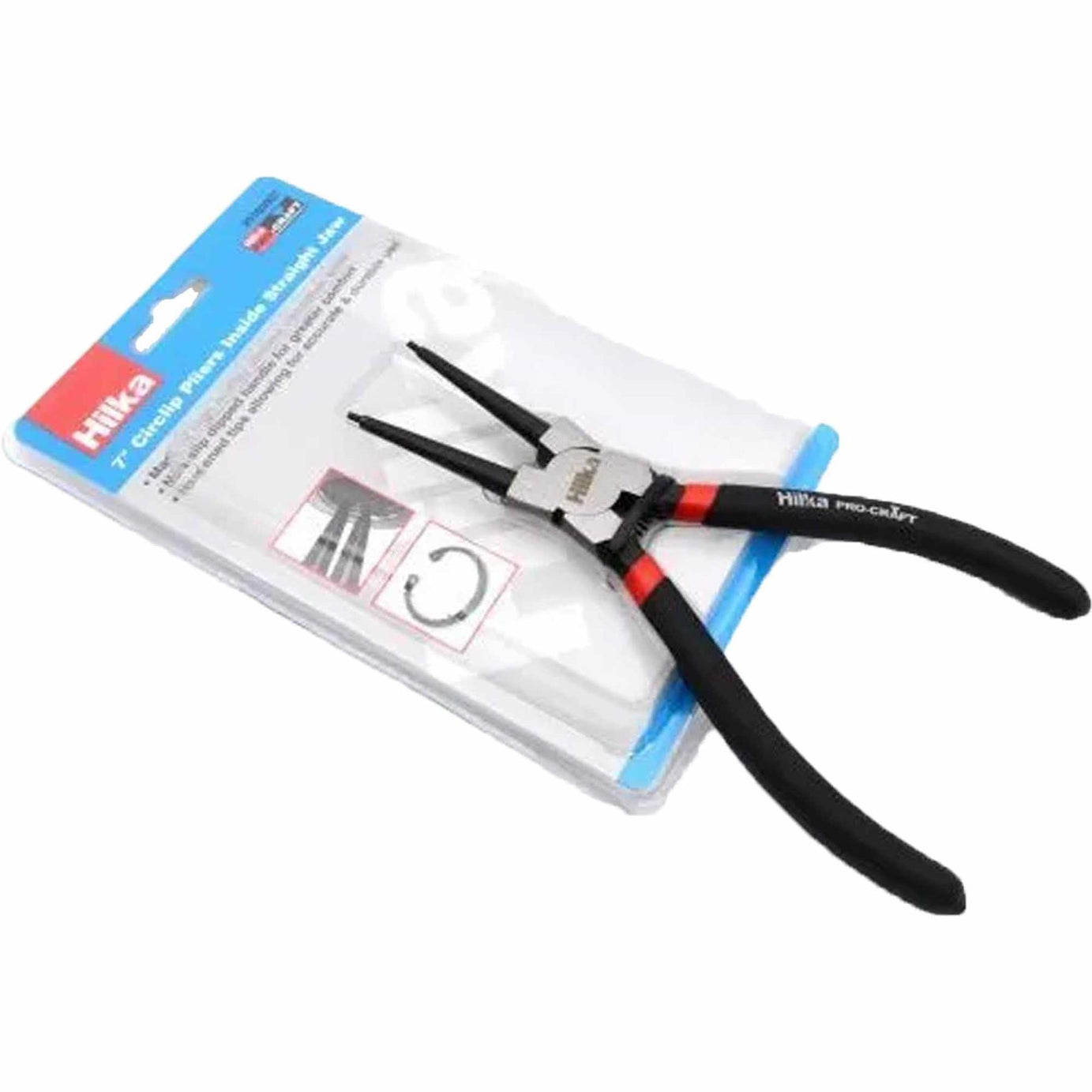 Hilka 7" Circlip Pliers Inside Straight Jaw