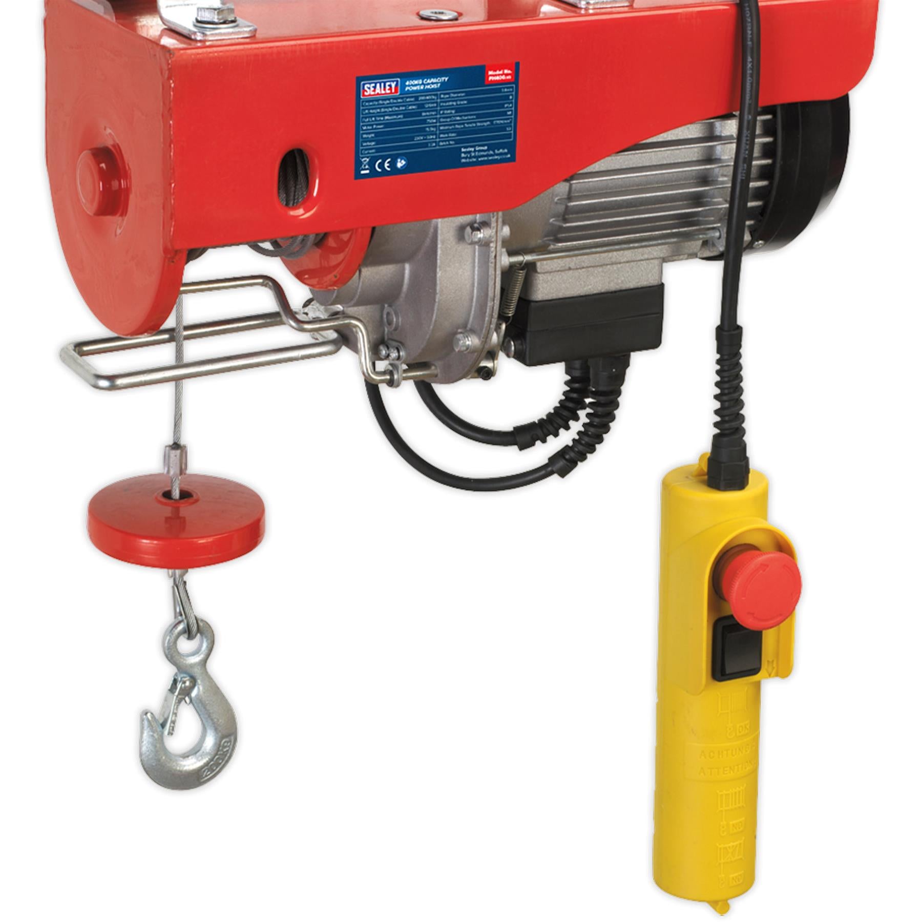 Sealey Power Hoist 230V/1ph 400kg Capacity