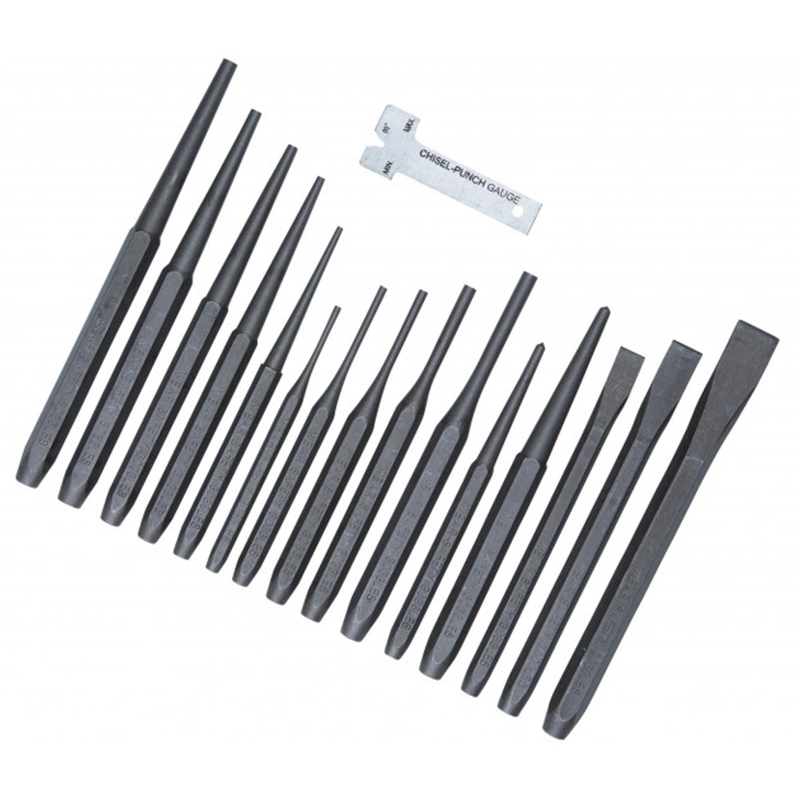 BlueSpot 16Pce Punch and Chisel Set Center Pin Punch Alloy Steel Chisel Lifetime Guarantee