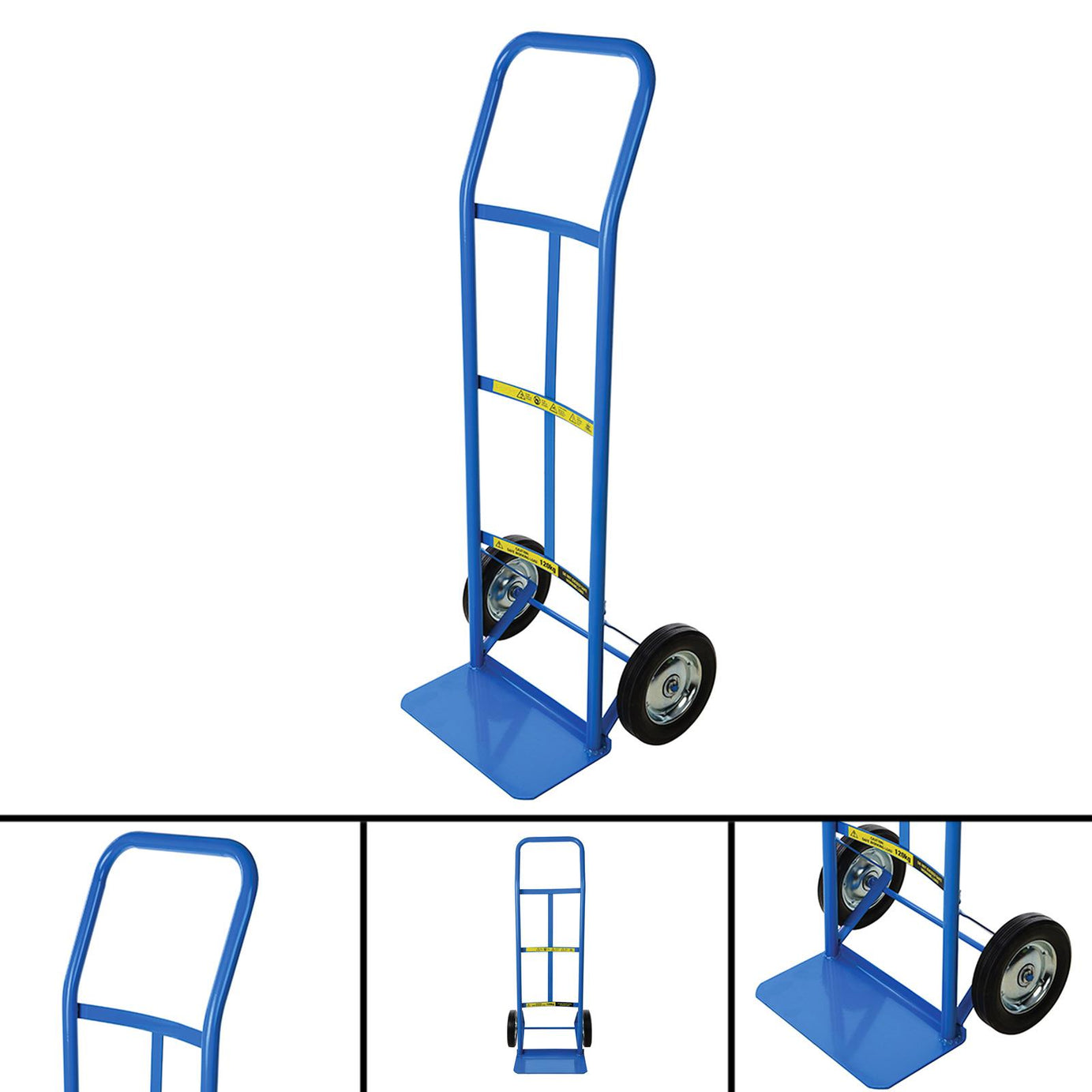 265lb Heavy Duty Sack Truck Industrial Hand Trolley With Pneumatic Tyre Wheel