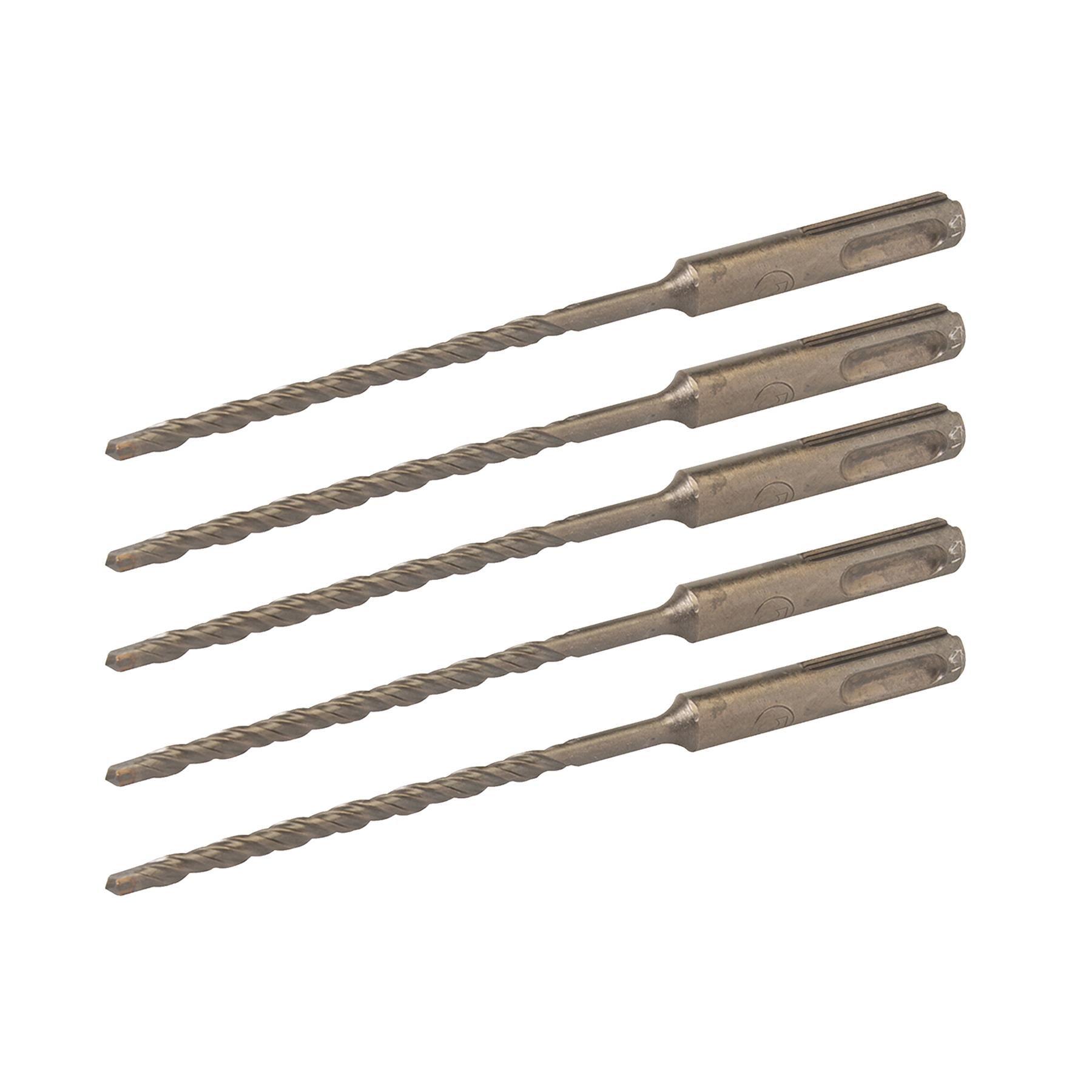 5 x SDS+ PLUS MASONRY DRILL BIT 5 x 160mm, TUNGSTEN CARBIDE TIP, FOR STONE CONCRETE BRICK