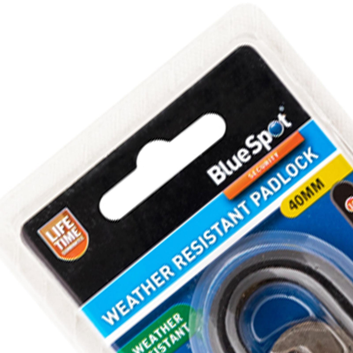 Bluespot 40mm Indoor Outdoor Weather Resistant Padlock With 2 Keys