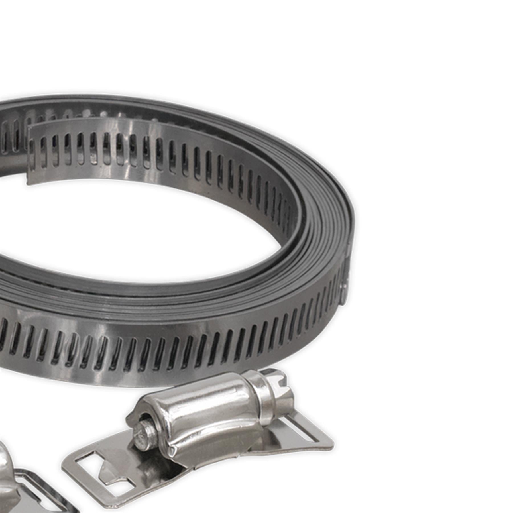Sealey Hose Clip Set Self-Build 12.7mm Band Width