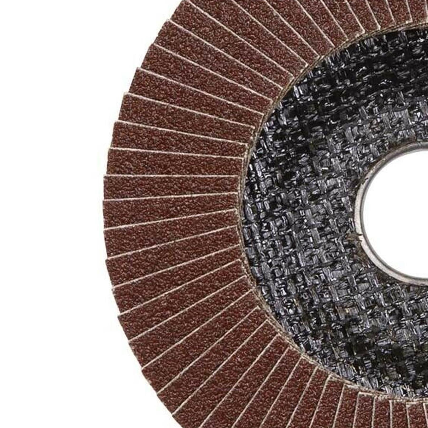 Sealey Flap Disc Aluminium Oxide �115mm �22mm Bore 120Grit