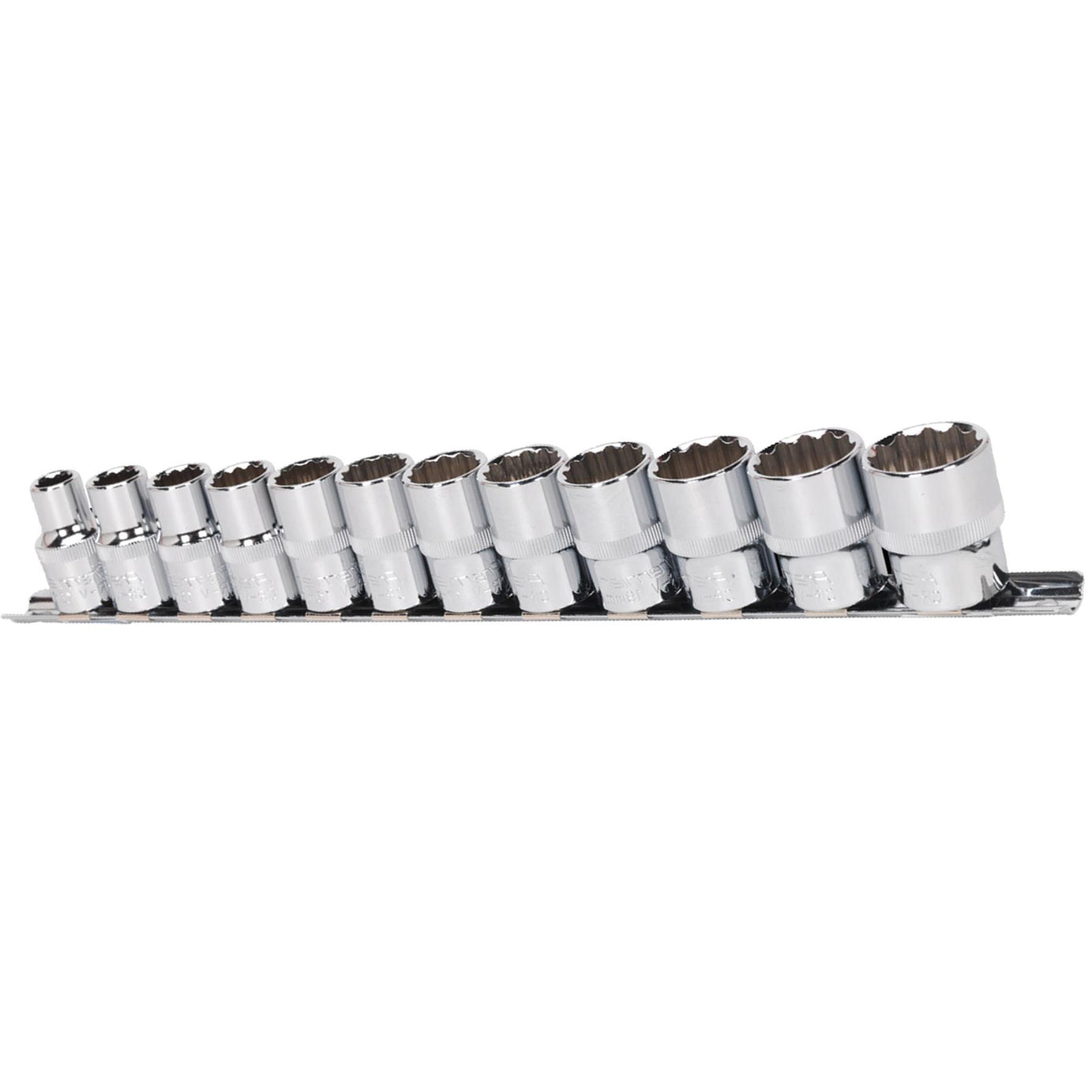 Sealey Socket Set 12pc 1/2"Sq Drive 12pt WallDrive Metric