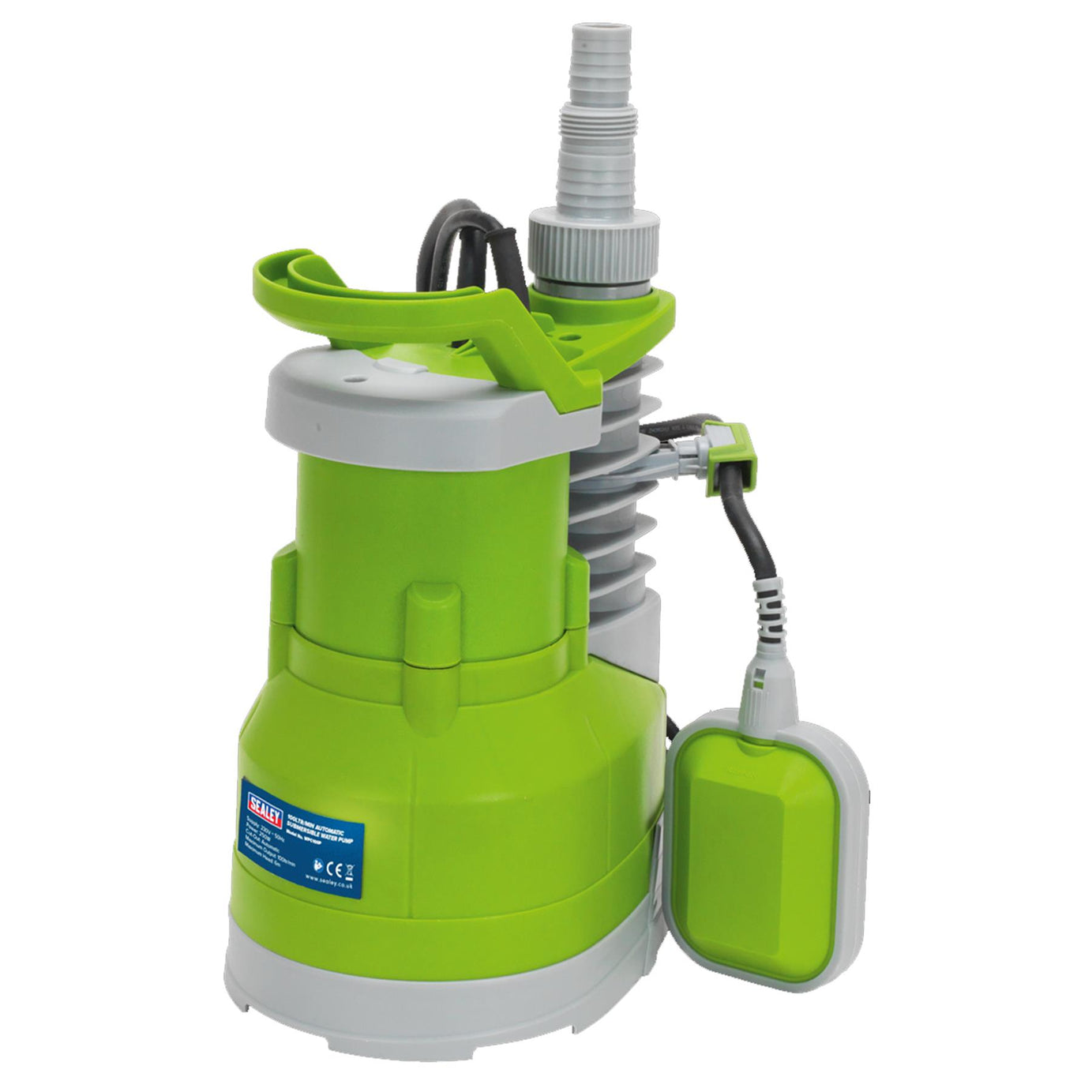 Submersible Clean Water Pump Automatic 100L/min 230V Sealey