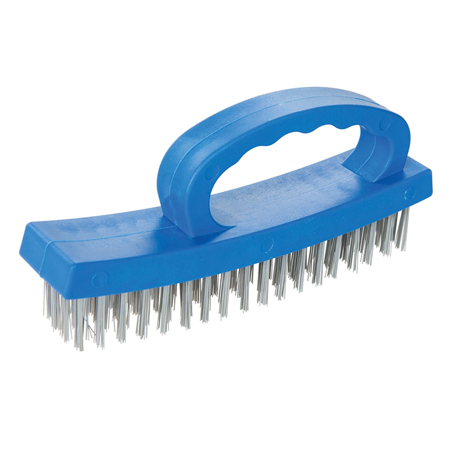 D-Handle Hand Wire Brush For Removing Rust Metal Cleaning Heavy Duty Handle