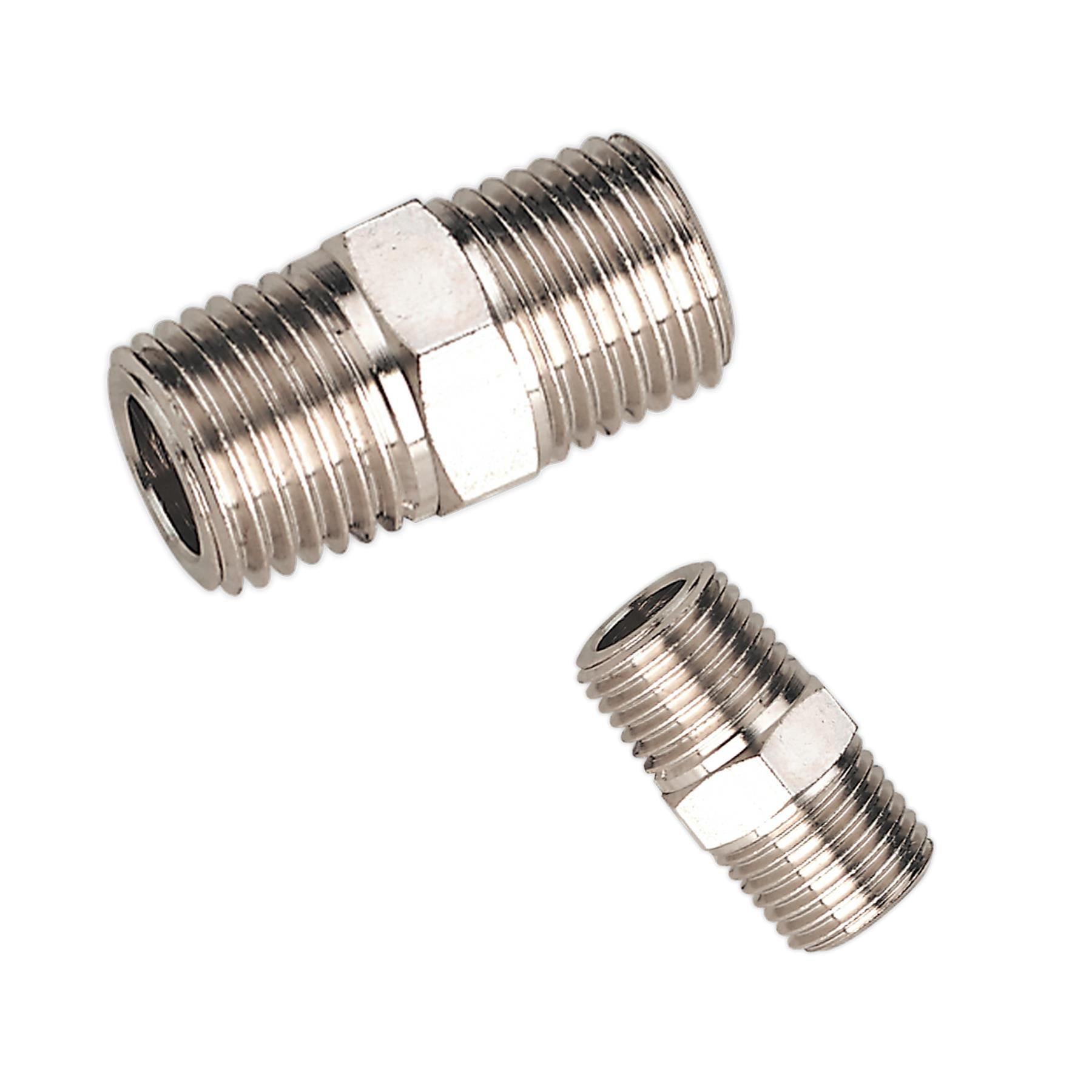 Sealey Double Male Union 1/4"BSPT to 1/4"BSPT
