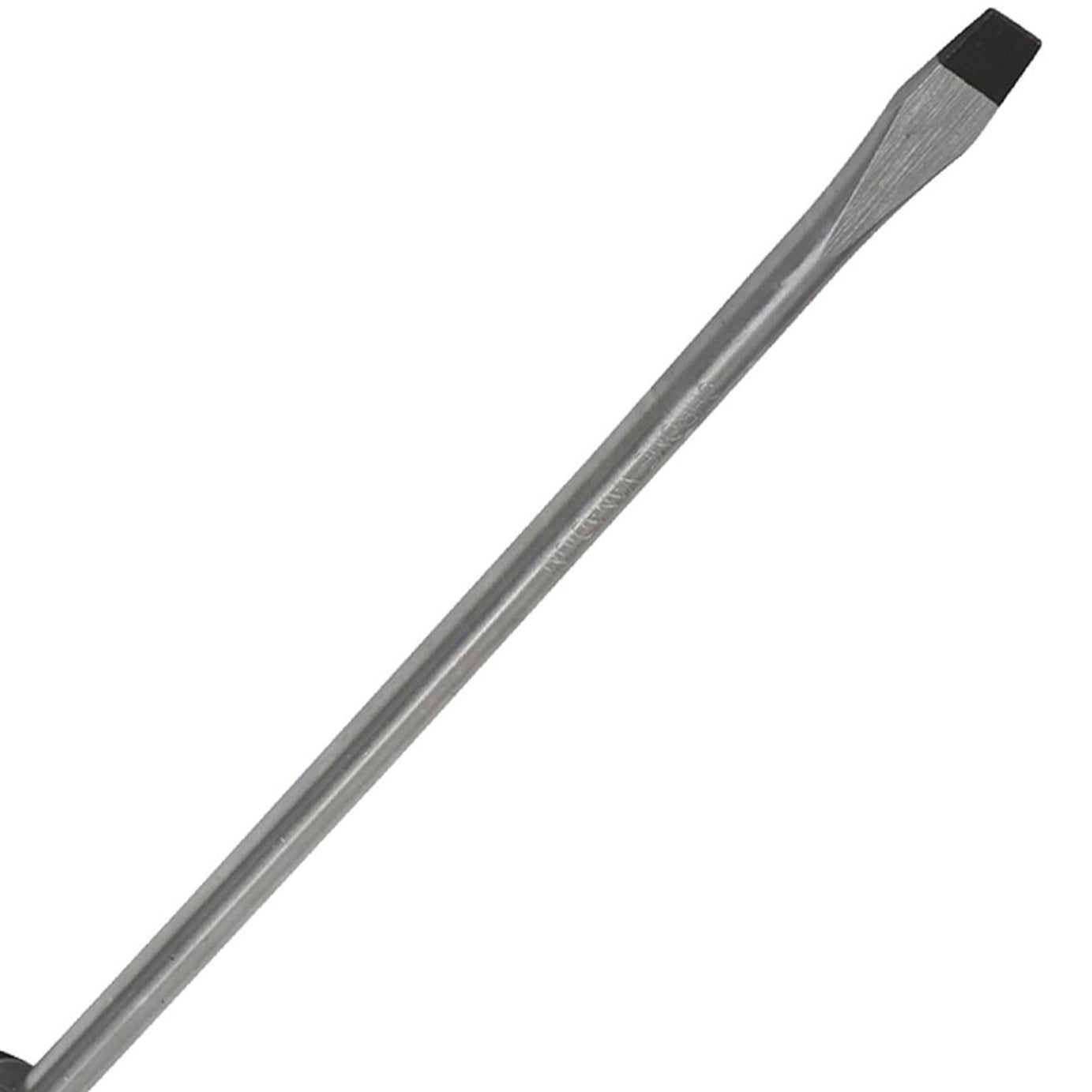 Sealey Screwdriver Slotted 8 x 200mm Flat Soft Grip Handle Magnetic GripMAX