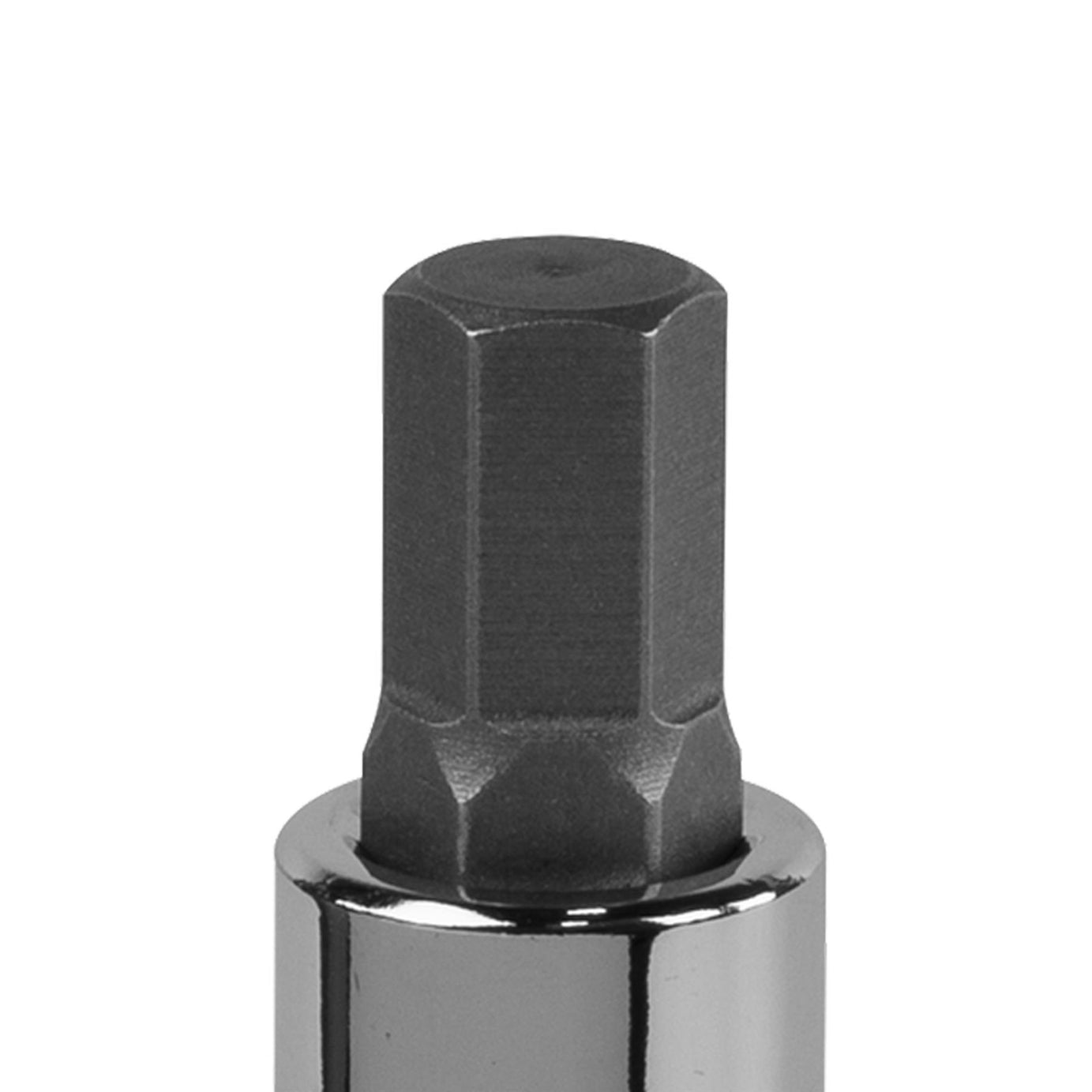 Sealey Hex Socket Bit 9mm 1/2"Sq Drive Chrome Vanadium Steel