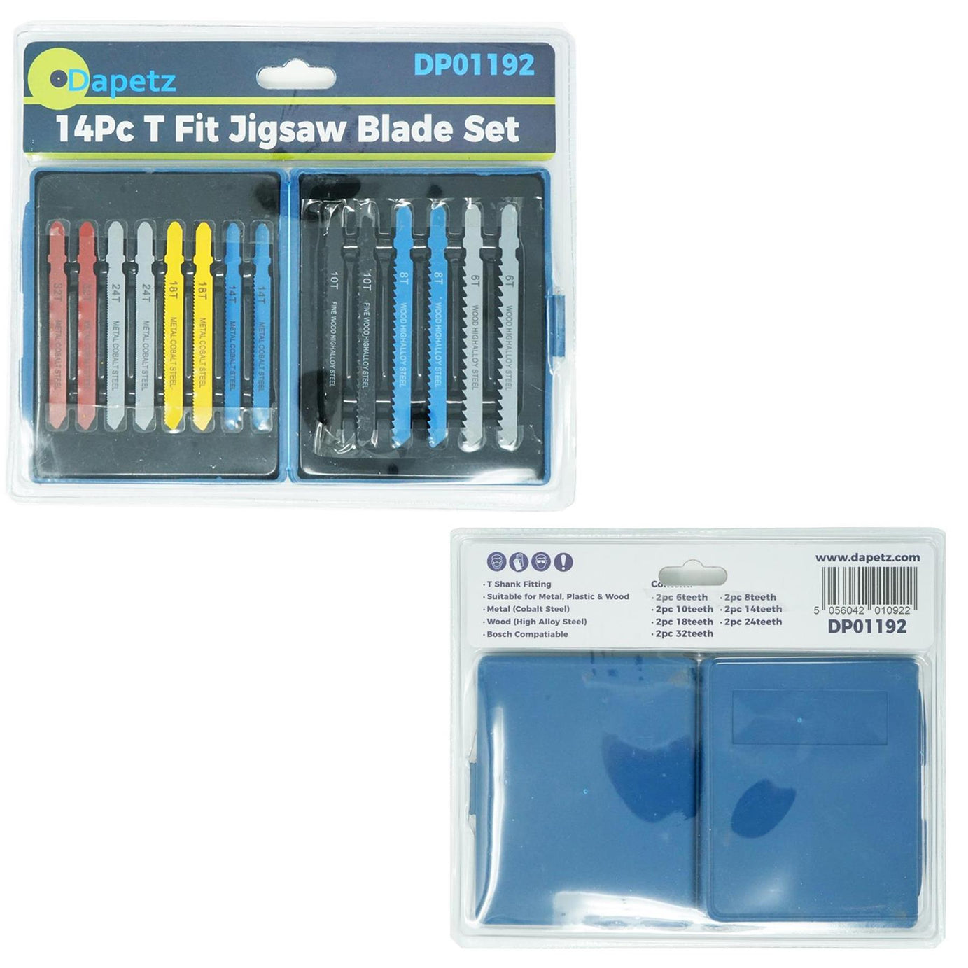 14Pc Assorted Jigsaw Blade