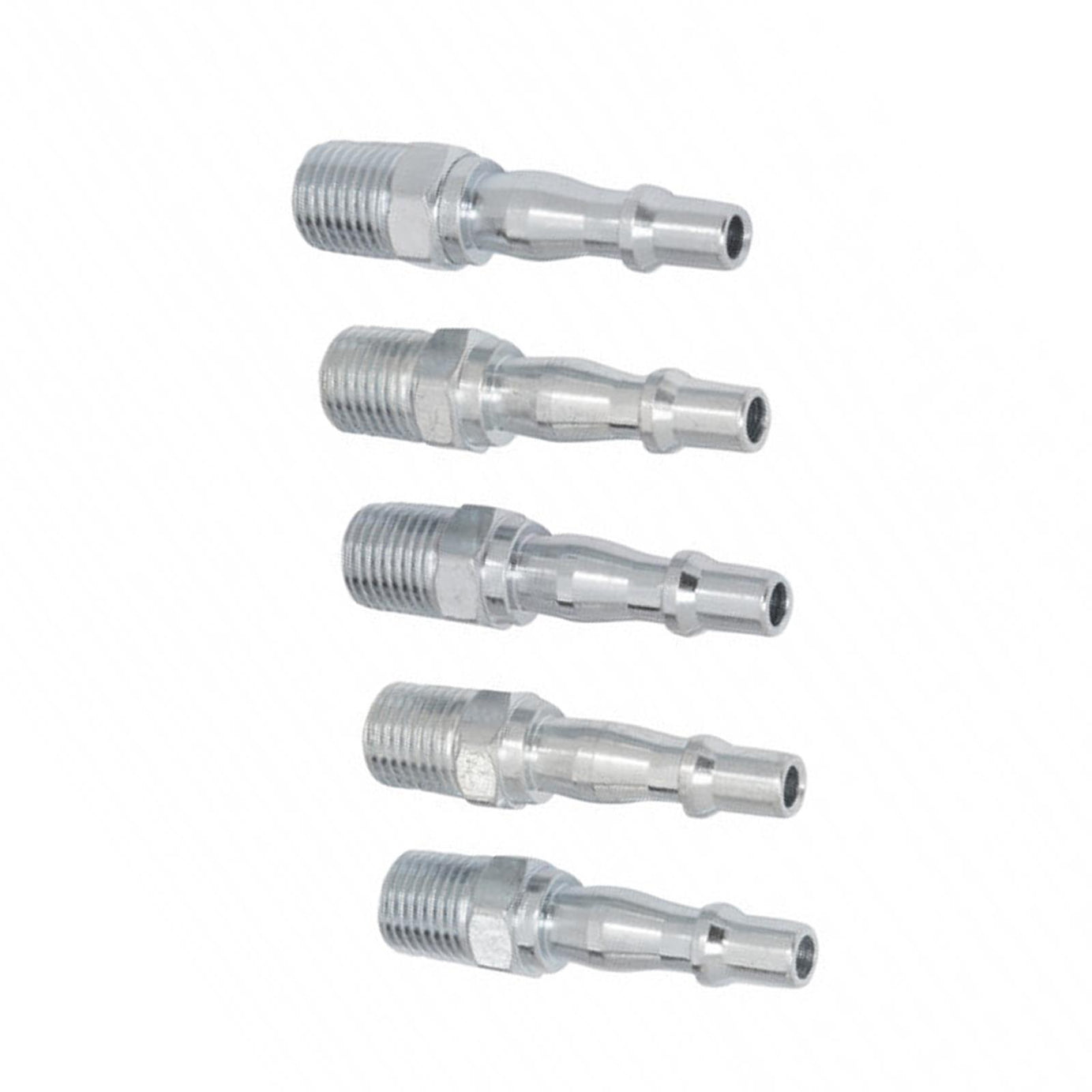 BlueSpot 5pc Air Line Fittings Hose Compressor Bayonet Connector 1/4" BSP Male Fittings