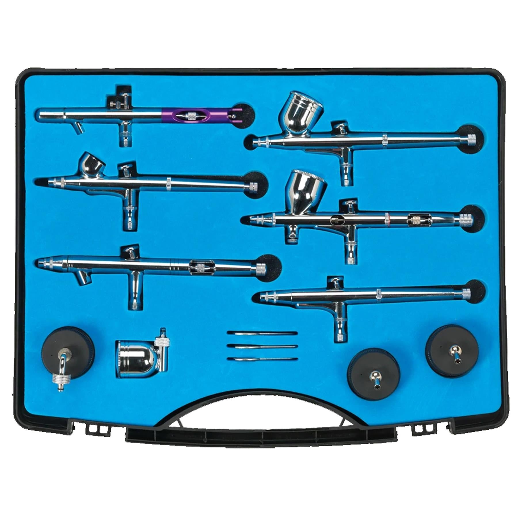 Sealey Air Brush Kit 10pc Gravity/Suction Feed