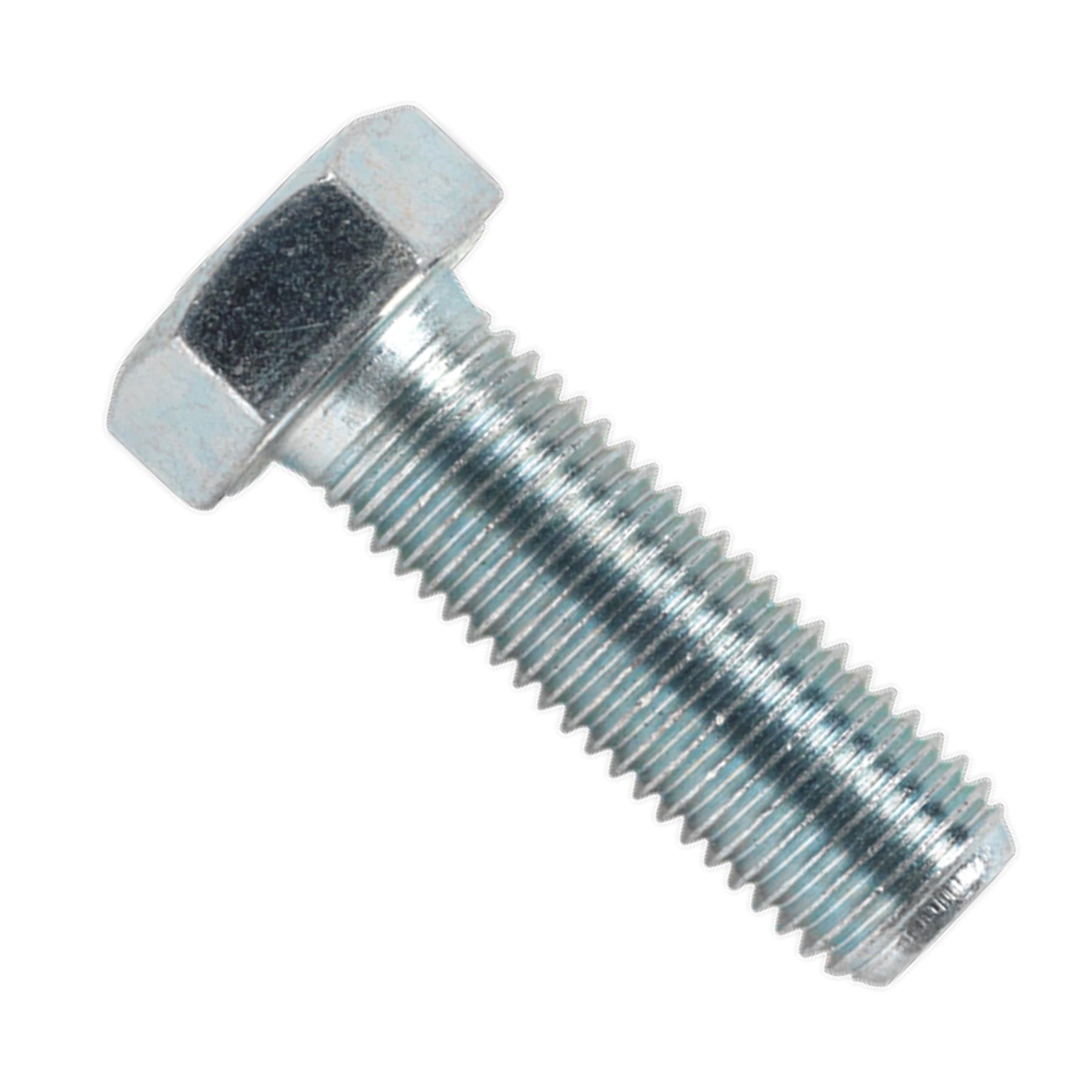 Sealey HT Setscrew M16 x 50mm 8.8 Zinc Pack of 10
