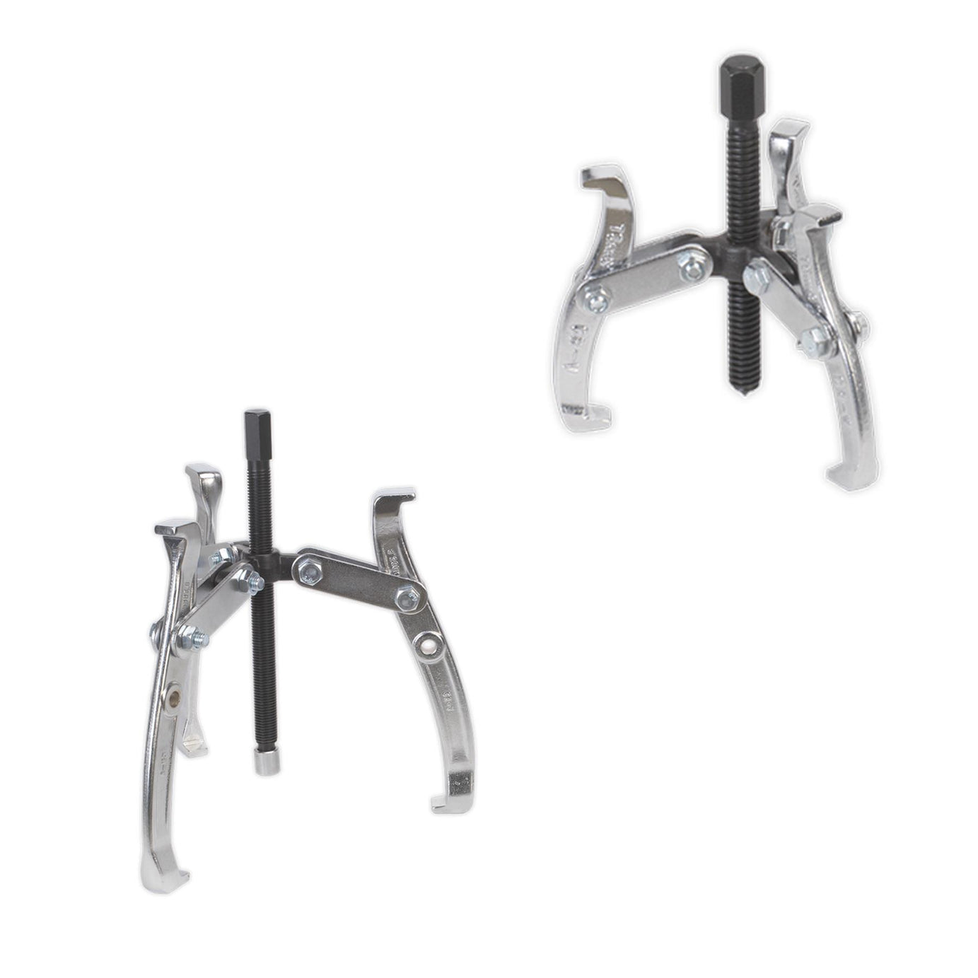 Sealey Gear Puller Set 4pc Triple Leg Suitable For Ratchet/Spanner