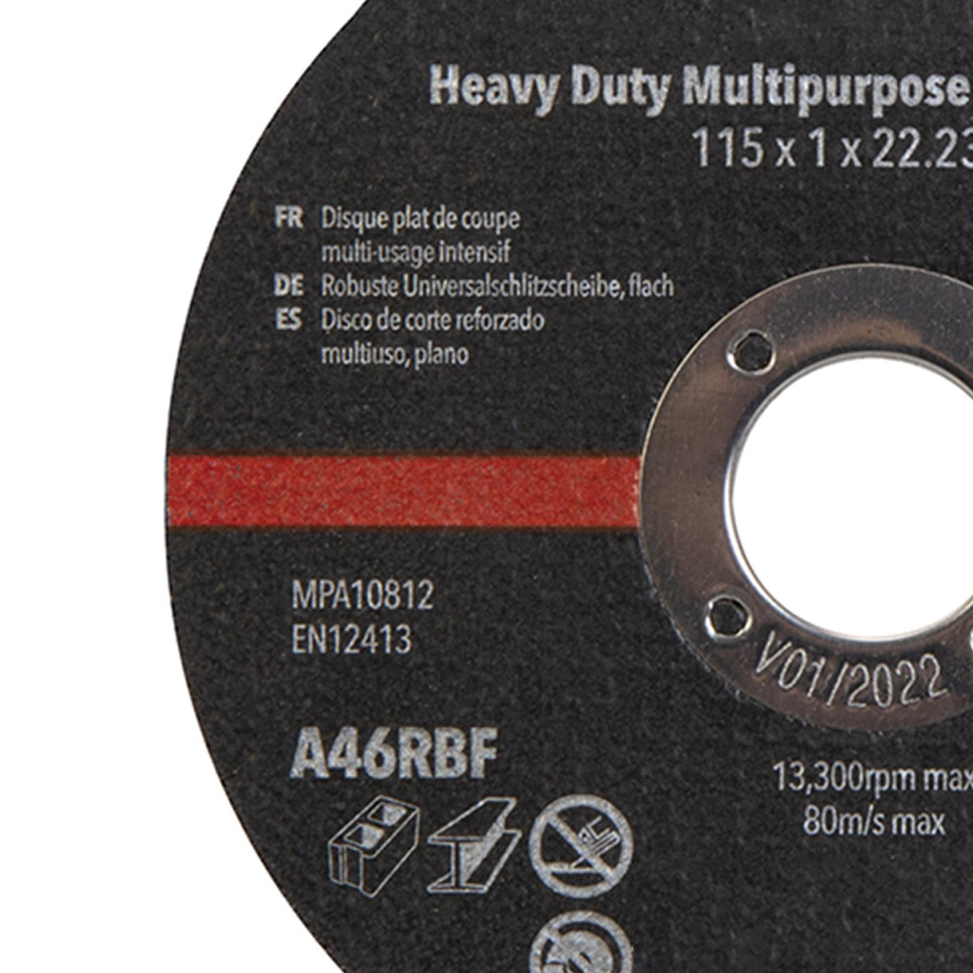 Heavy Duty Multipurpose Slitting Disc Flat 115 X 1 X 22.2mm Premium Quality