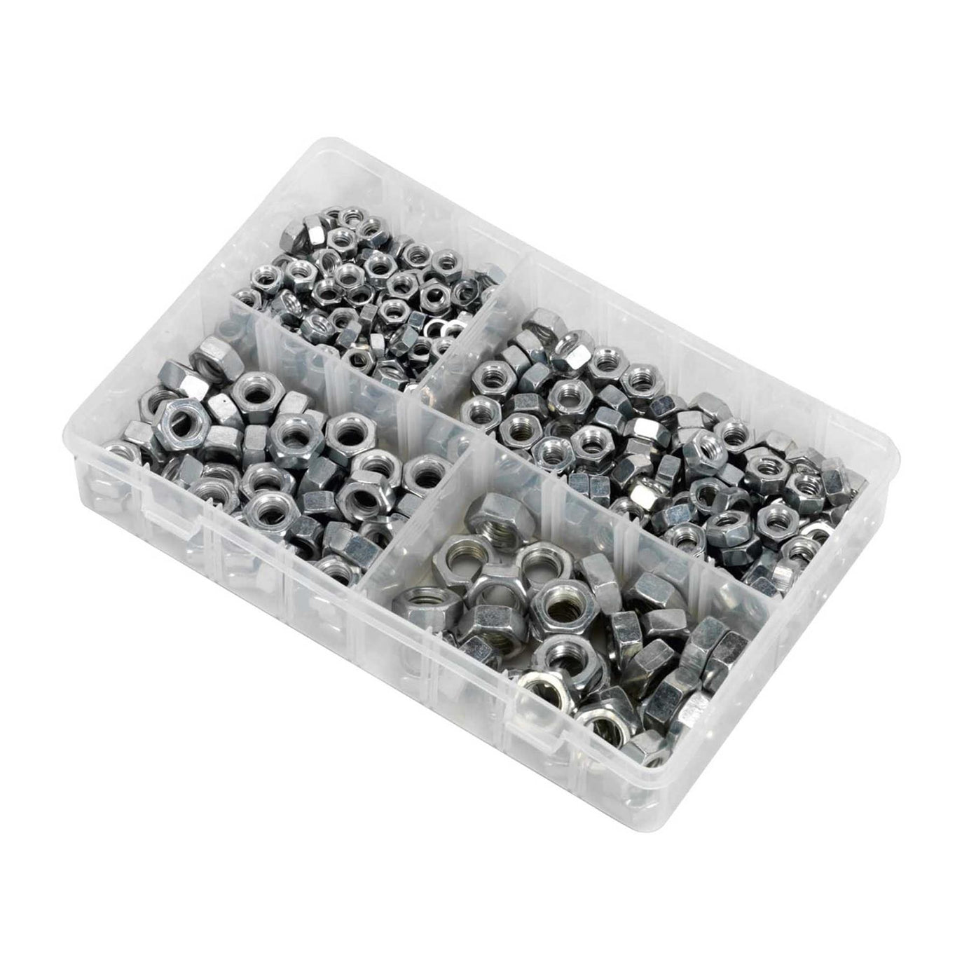 Sealey Steel Nut Assortment 320pc 1/4"-1/2"UNC