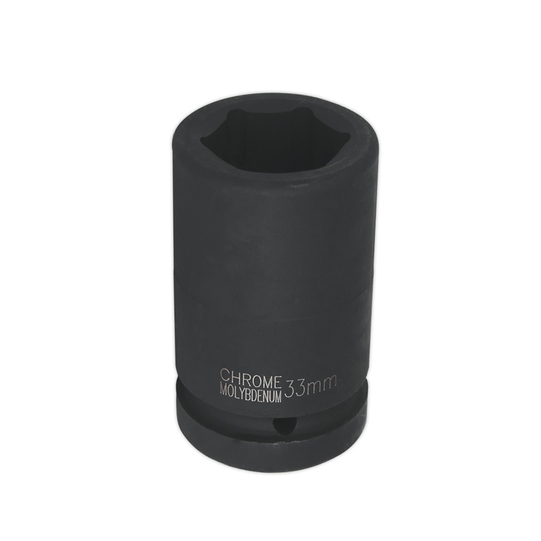 Sealey Impact Socket 33mm Deep 1"Sq Drive