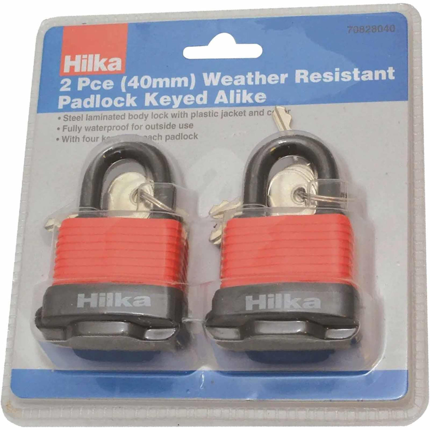 Weather Resistant Padlock Set