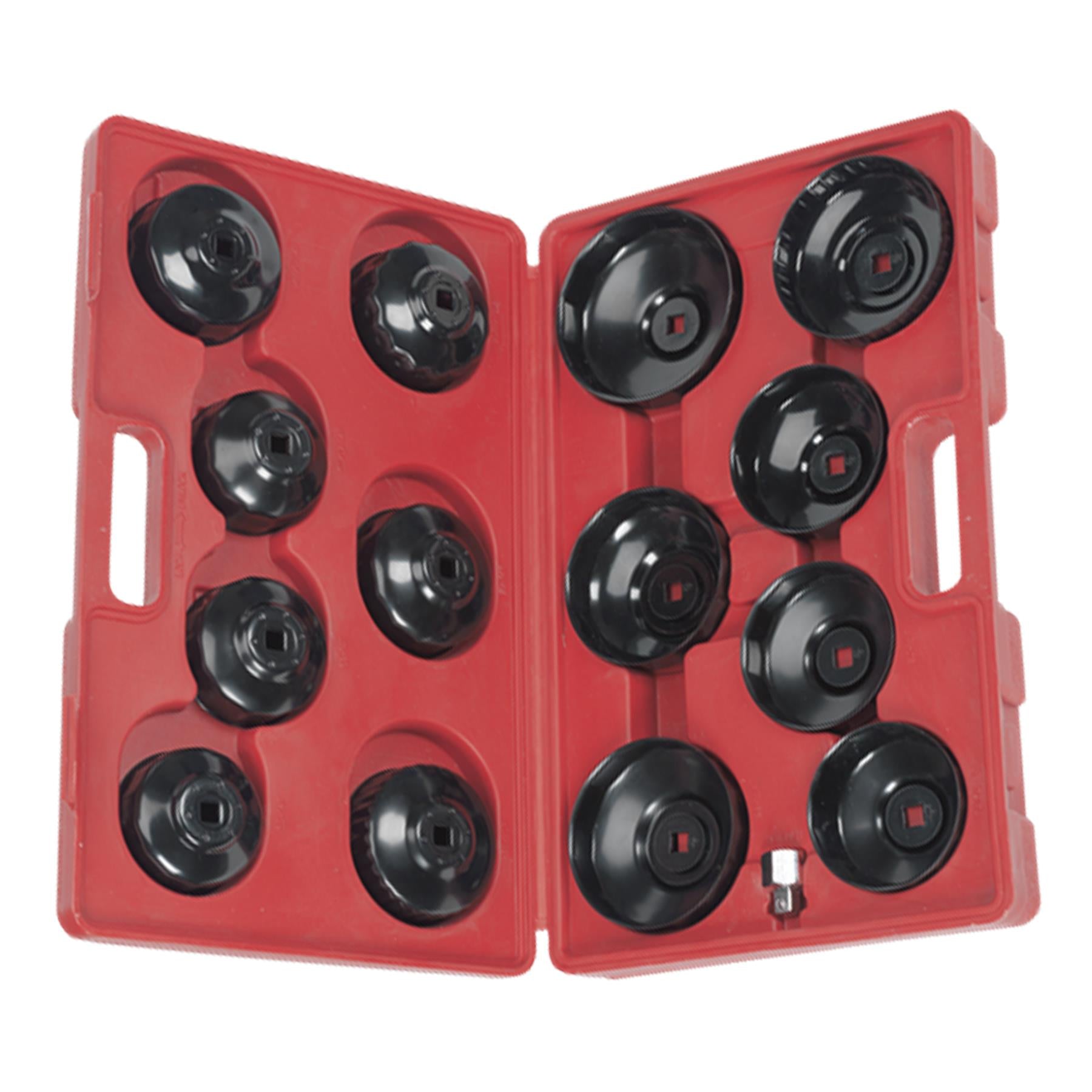 Sealey Oil Filter Cap Wrench Set 15pc