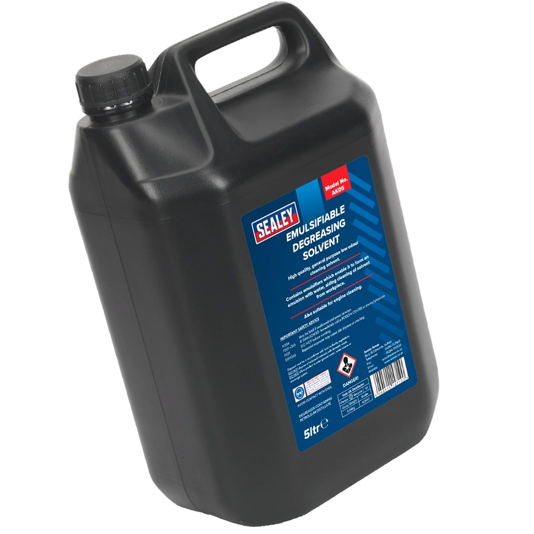 Sealey Degreasing Solvent Emulsifiable 5L