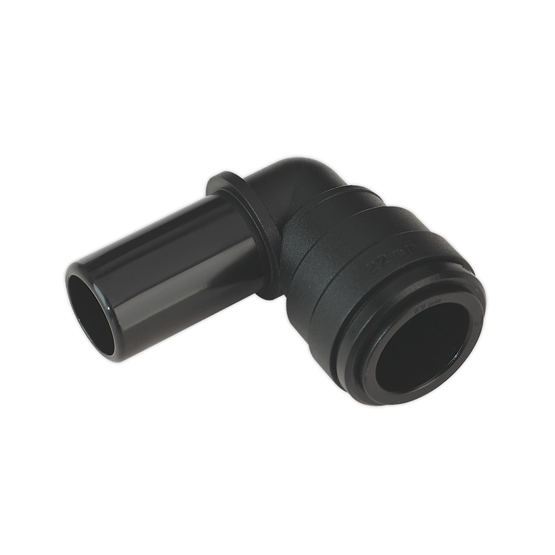 Sealey Stem Elbow 22mm Pack of 2 (John Guest Speedfit - PM222222E)