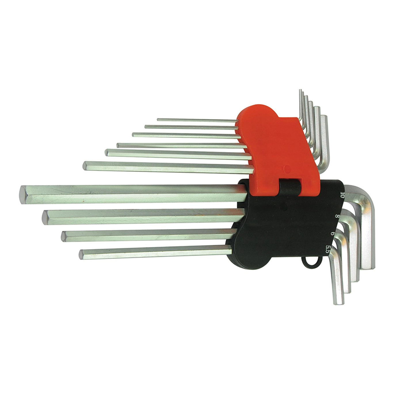 10Pce Hex Key Metric Expert Set 1.5 - 10mm Hardened Chrome Vanadium DIY