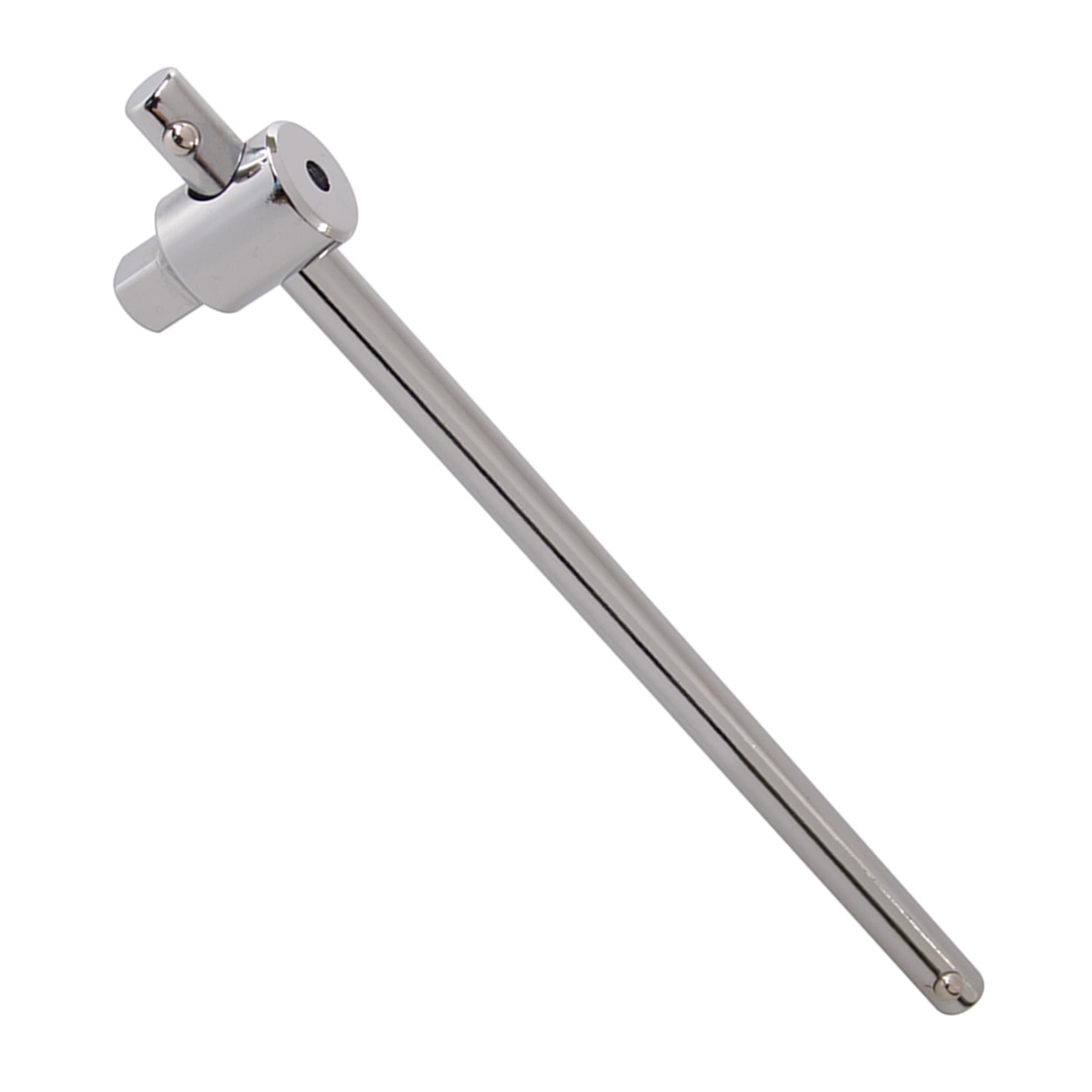 Sliding T-Bar 3/8" 200mm Handle Socket Drive Sping Loaded Strong Hardend