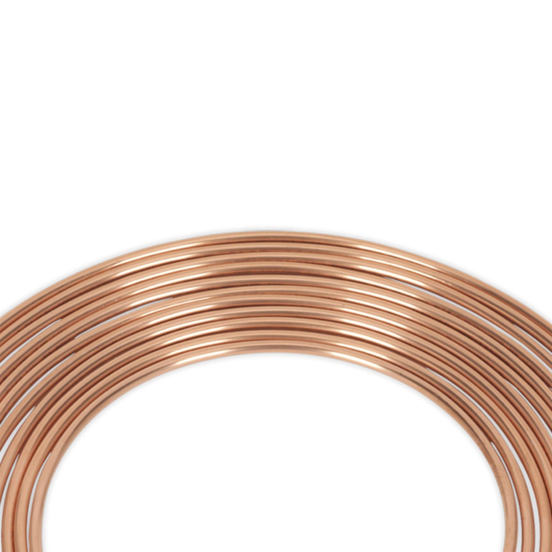 Sealey Brake Pipe Copper Tubing 22 Gauge 3/16" x 25ft