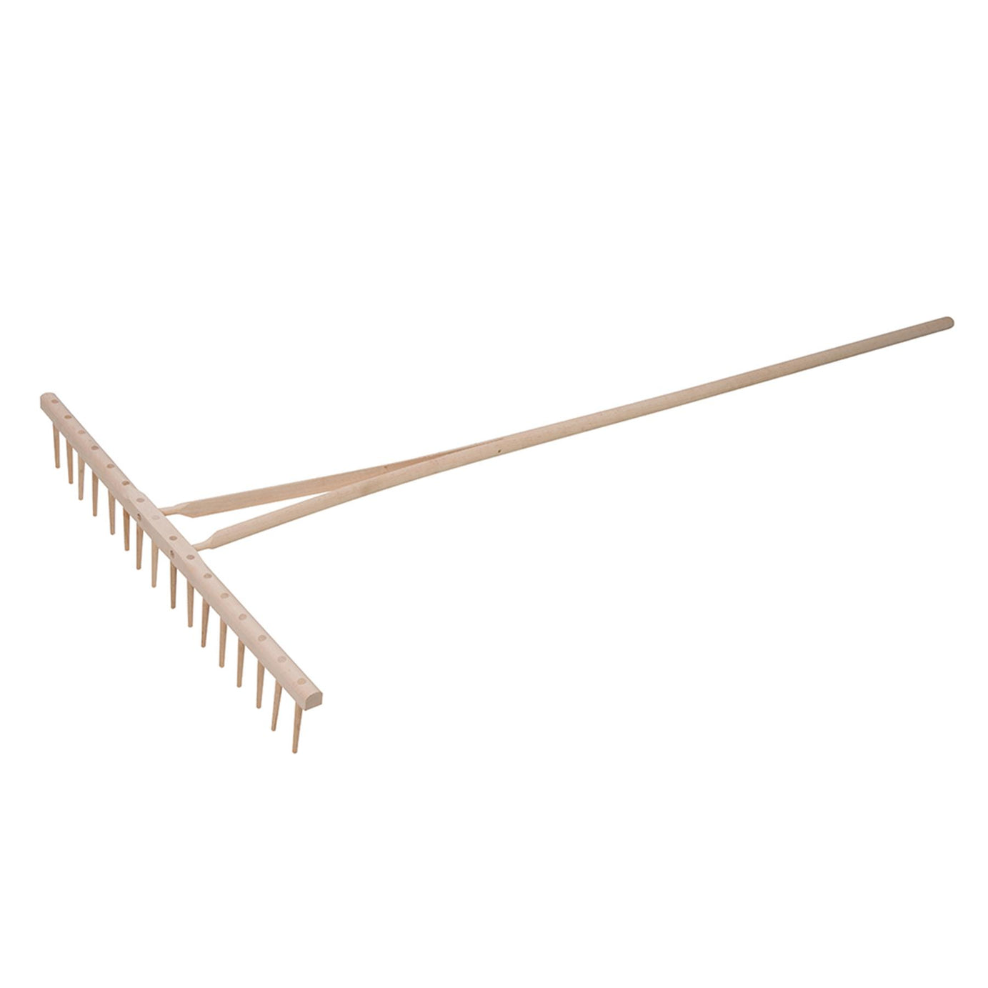 Garden Rakes 1700mm Hay Rake Leaf Adjustable Plastic Metal Gardening Tools